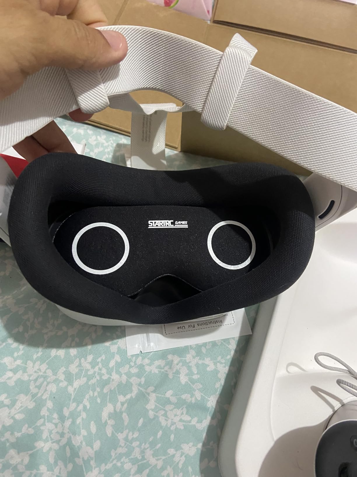 Lens Protector Set Compatible with Meta Quest 3S Accessories, Soft Lens Protector Cover, Glasses Spacer with Blue Light Blocking Glasses for Oculus Quest 3S/Quest 2 customer photo 1