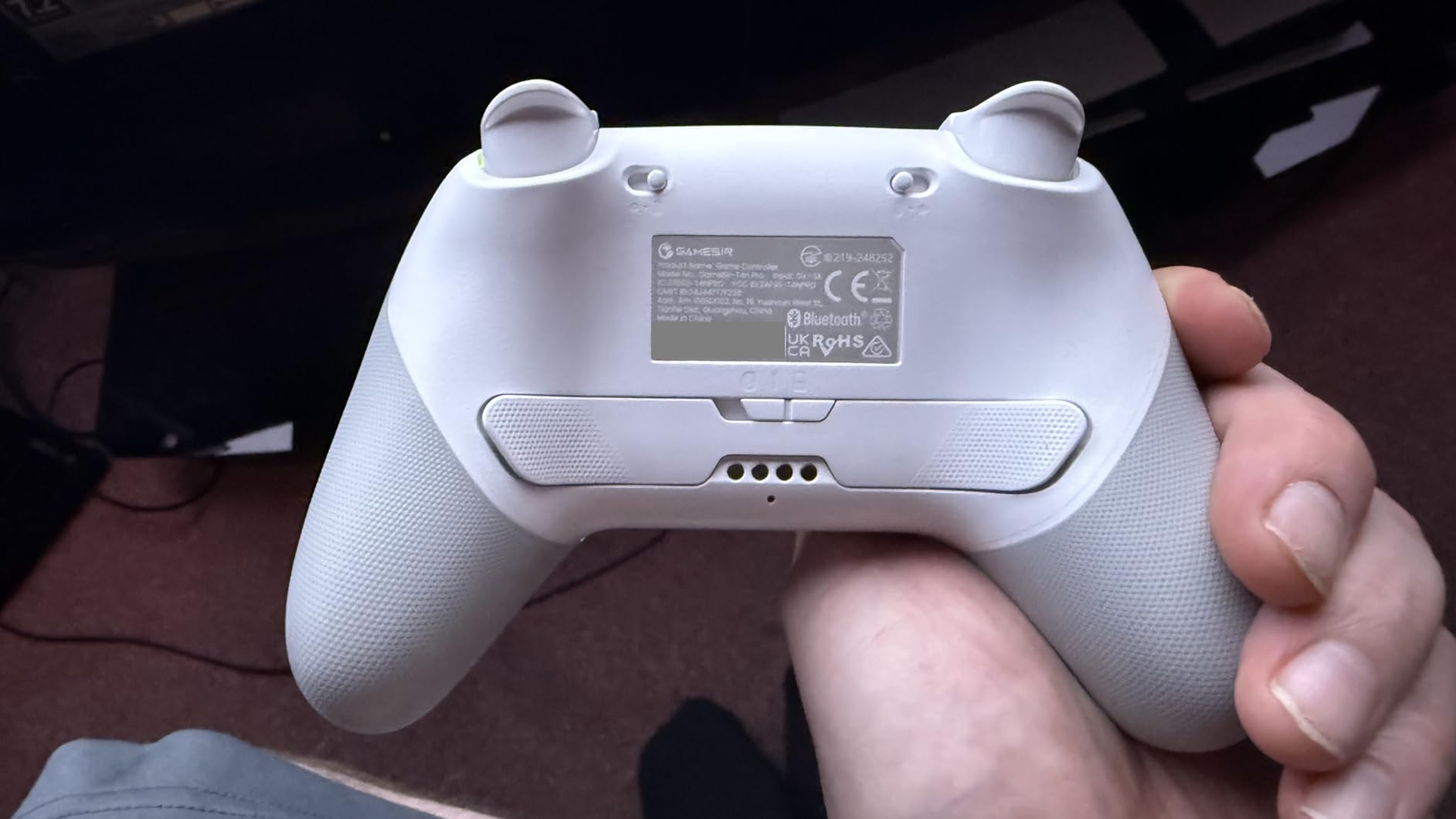 GameSir Super Nova Wireless Gaming Controller for PC/Switch/Switch 2/iOS/Android, 1000Hz Polling Rate, Hall Effect Stick & Trigger, Rubberized Grips, RGB Lighting, 1000mAh - Blue customer photo 1