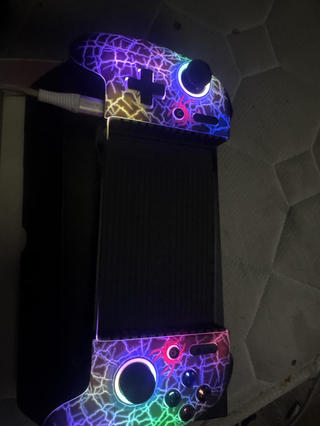 Mocagen Mobile Gaming Controller, MC2 Phone Controller for iPhone/Android/Switch/Oled/Switch 2 with Programmable/Hall Effect Joysticks & Analog Triggers/RGB Light customer photo 1