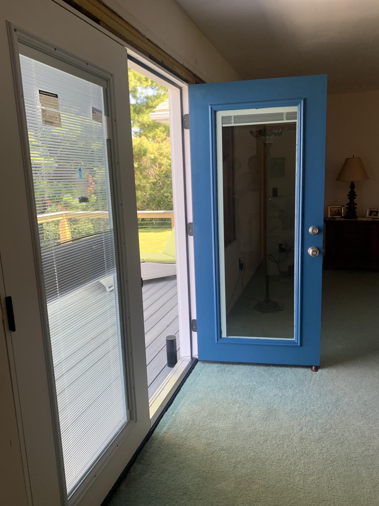 Folding Adirondack Chair with Retractable Ottoman Fire Pit Patio Chair with Pull Out Foot Rest Weather Resistant Lawn Outdoor Lounge Chair with 2 Cup Holder (Teak) customer photo 2