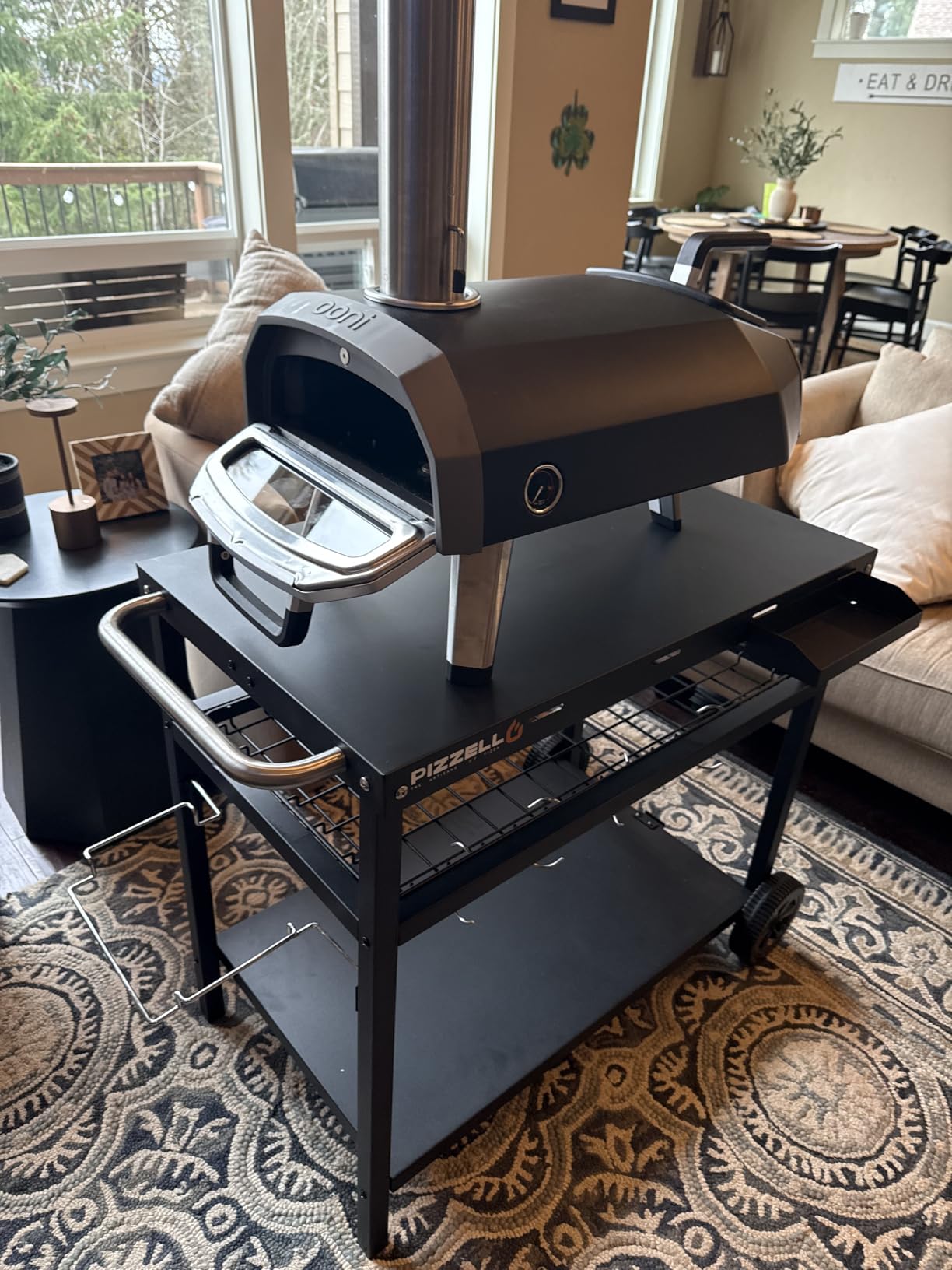 Ooni Karu 2 Multi-Fuel Outdoor Pizza Oven - Wood and Gas Outdoor Pizza Oven with Pizza Stone & Intergrated Thermometer, Pizza Oven Outdoor, Dual Fuel 12 Inch Pizza Maker, Outdoor Cooking Grill customer photo 1