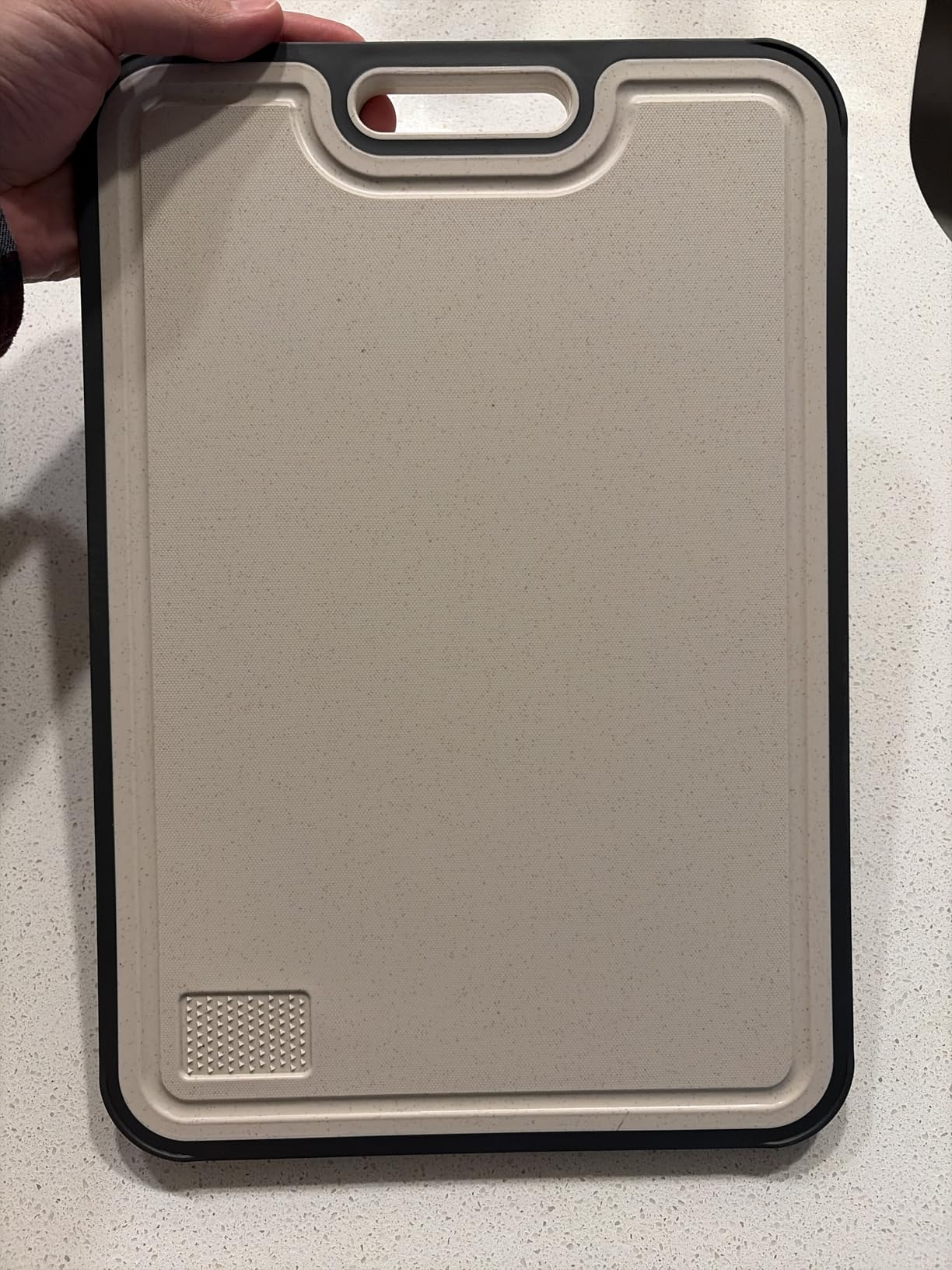 Titanium Cutting Board for Kitchen, Cutting Board Double Sided Food Grade, Pure Titanium/PP, Easy to Clean Large Size 16x11 customer photo 2