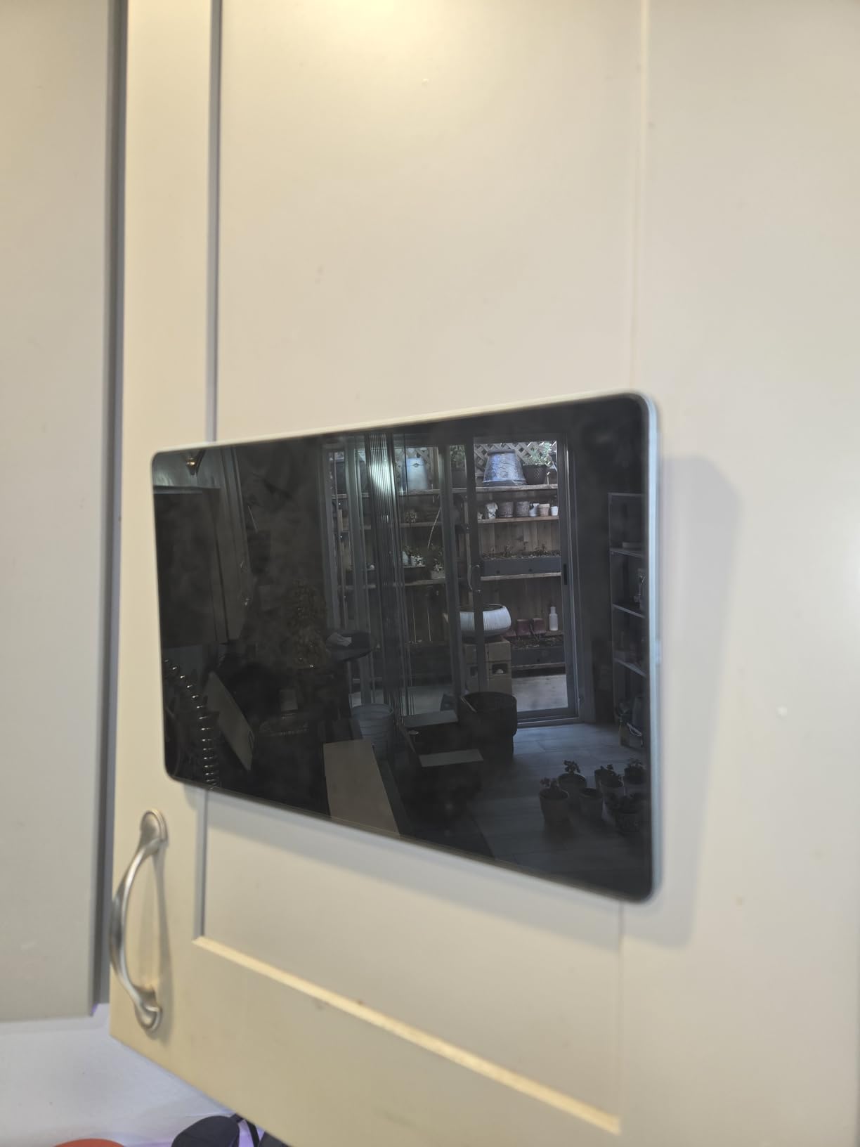 MRUOZRUI Universal Tablet Stand with Built-in Ring Holder 2 Pack-Adjustable Multifunction Tablet Kickstand with Adhesive Patch for iPad Pro, Air, Samsung Galaxy Tab, Kindle Tablets, Black &Teal customer photo 1