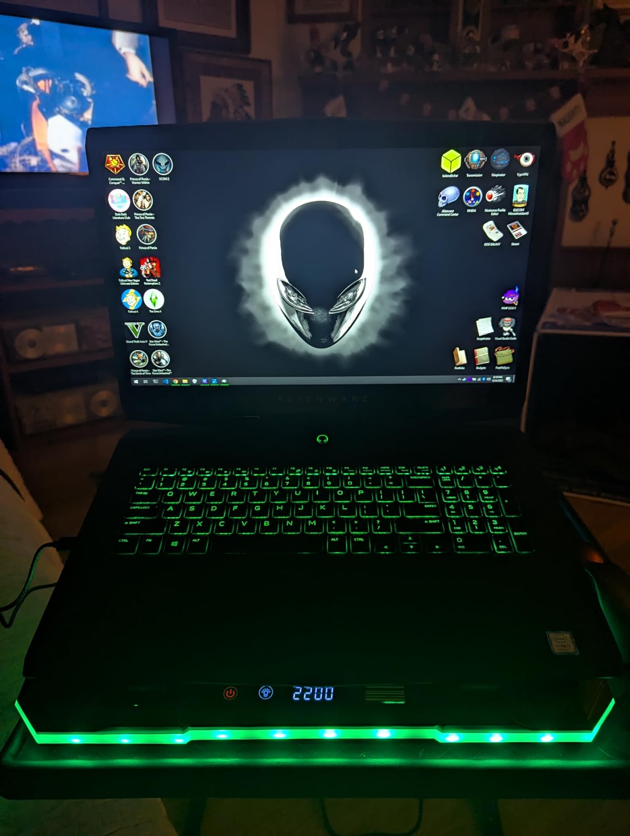 ChillCore RGB Gaming Laptop Cooling Pad with 5.5