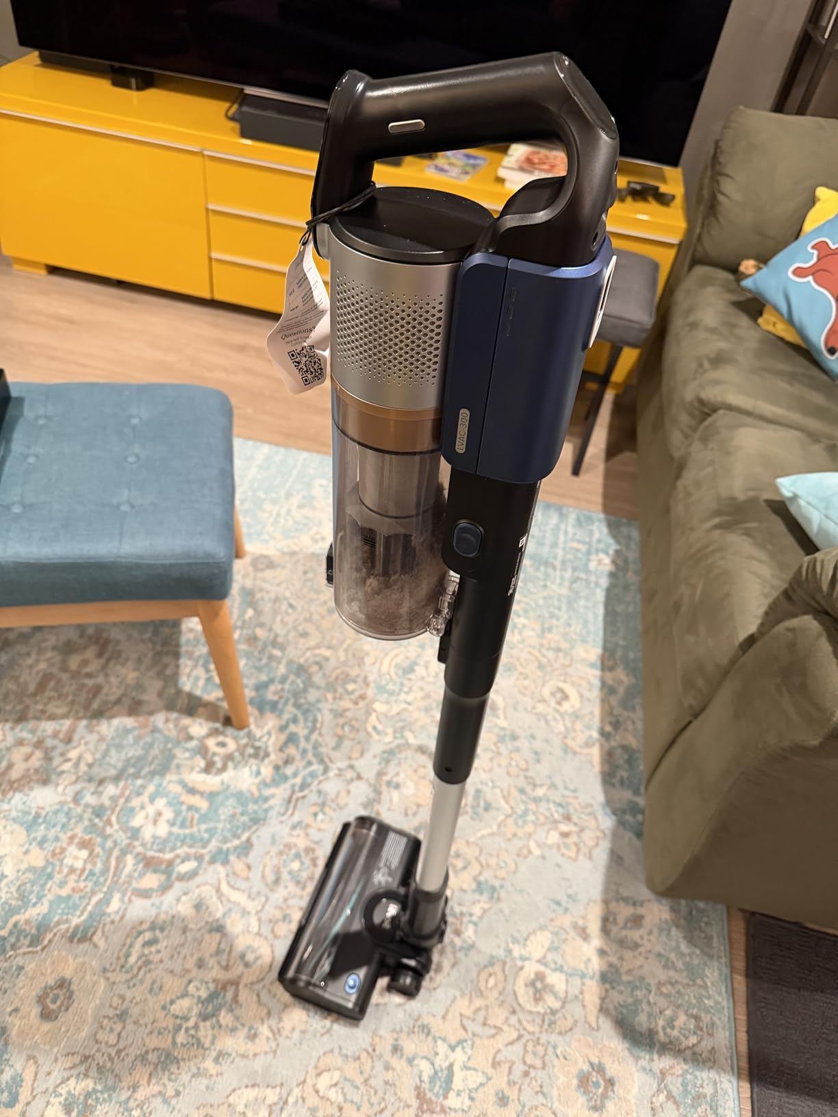 Levoit LVAC-300 Cordless Vacuum Cleaner with HEPA Filter, Stick Vac with Tangle-Resistant Design, Up to 60 Mins, Powerful Suction, Lightweight, Mini Motorized Brush, for Carpet, Hard Floor, Pet Hair customer photo 2