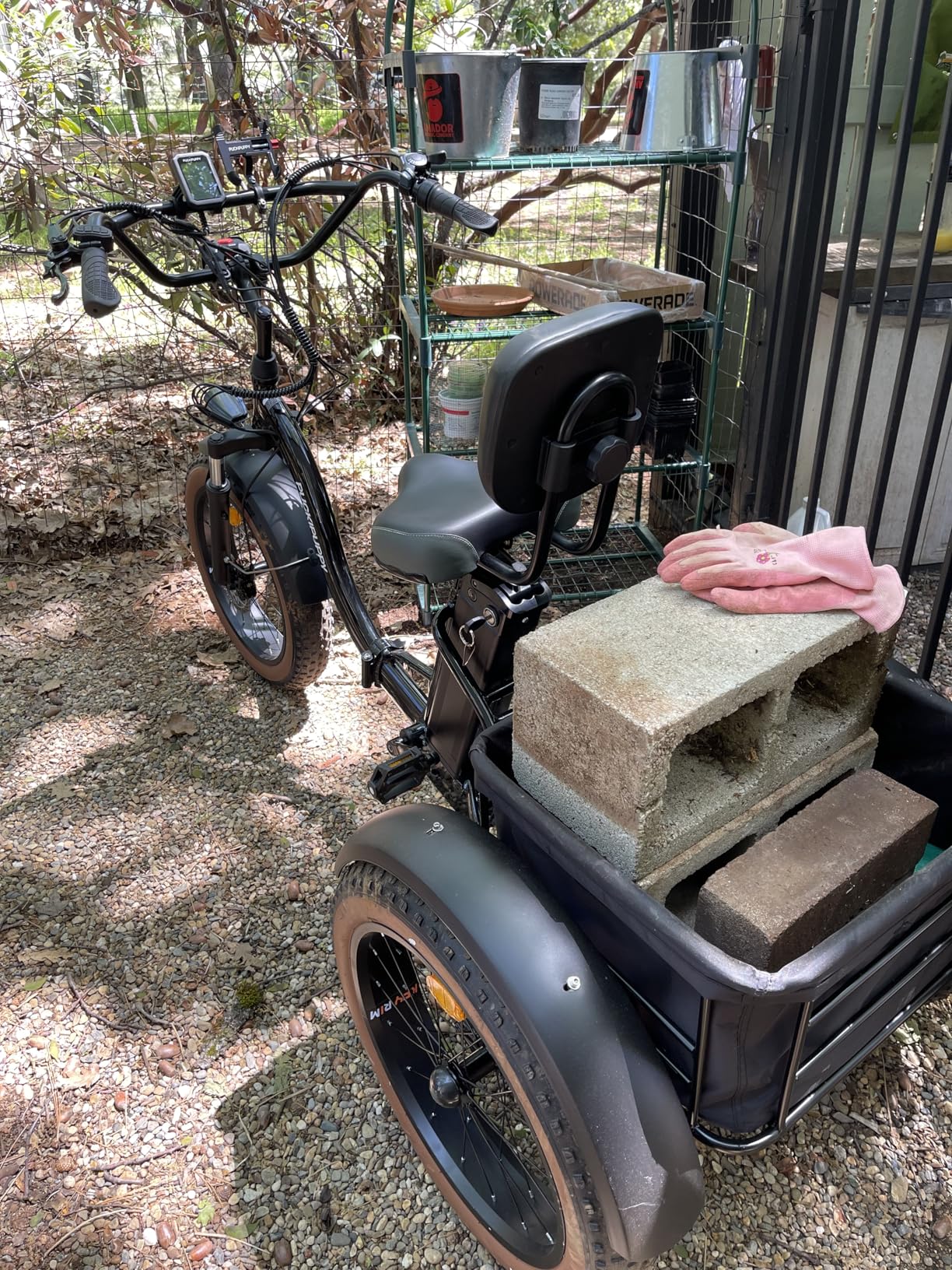 Electric Tricycle for Adults, 960W Max Rear Motor Electric Trike with 48V 648Wh Battery, 20