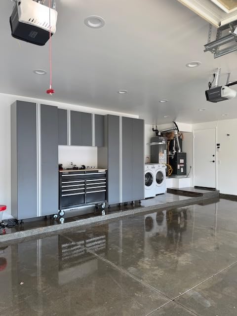 Premium Garage Modular Storage Tall Cabinet with Adjustable Legs, Soft-Close Door, Heavy Duty Plywood Box Construction customer photo 2