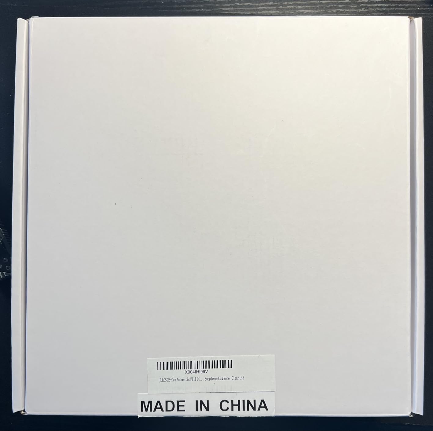 SenyerKare 28-Day Automatic Pill Dispenser with Alarm & Alzheimer's Care, Medication Organizer w/Easy-Read LCD Display, Sound & Light & Key Alerts for Medication, Vitamins, Supplements, Clear Lid customer photo 2