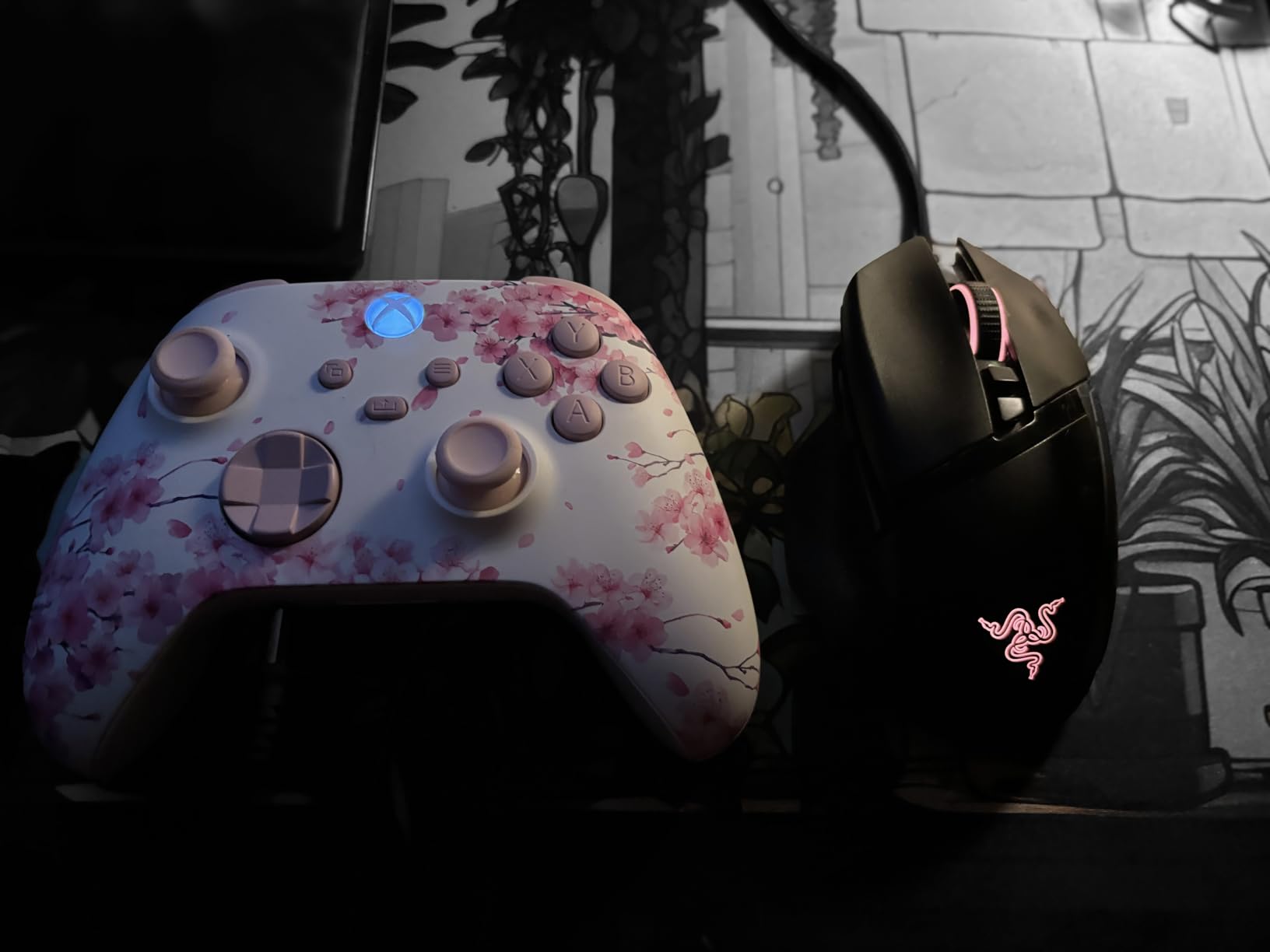 eXtremeRate Full Set Shell Buttons for Xbox Series X & S Controller, Porcelain Dragon Custom Replacement Side Rails Grips Front Back Plate Cover for Xbox Core Wireless Controller [Controller Excluded] customer photo 1