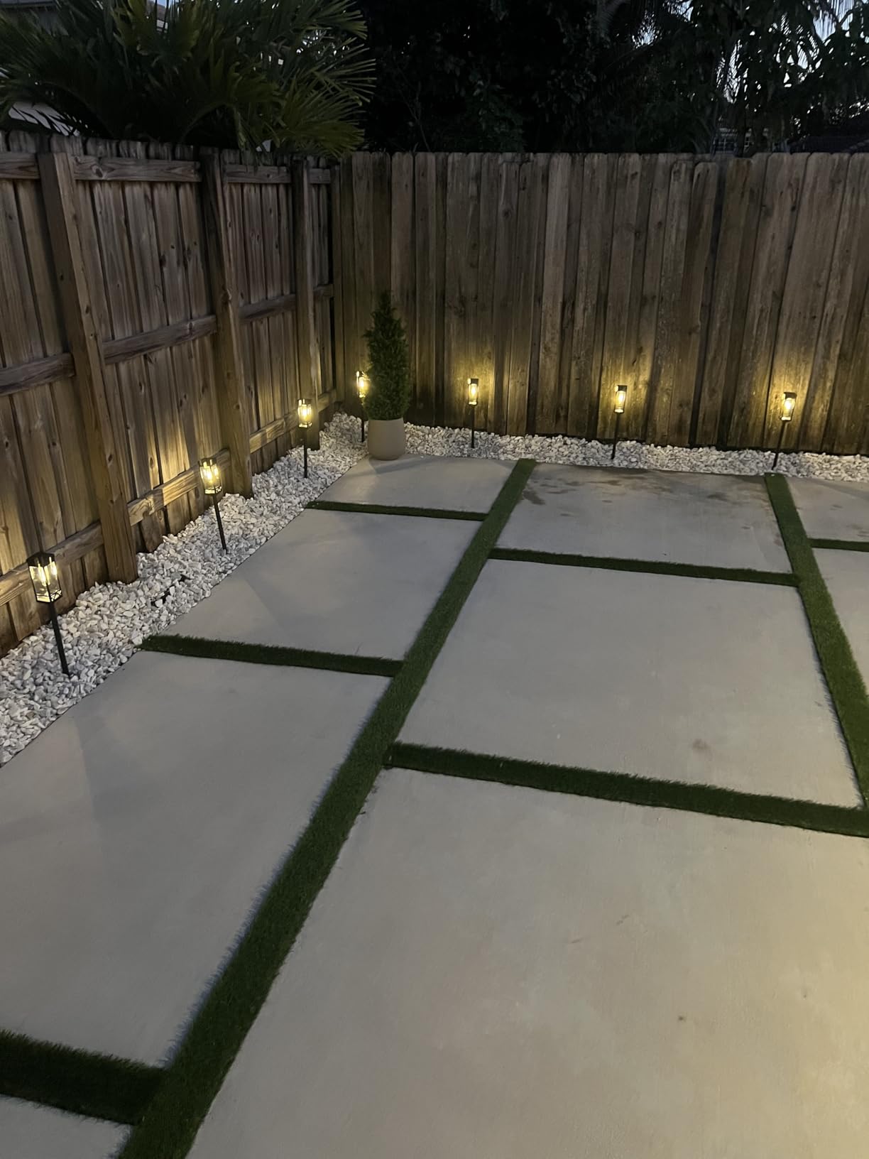 KOOPER Taller Solar Pathway Lights Outdoor, 8 Pack Upgraded Brighter Solar Garden Lights Solar Powered, Up To 15 Hours Outdoor Solar Lights for Yard Landscape Lighting Path Walkway Driveway Sidewalk customer photo 2