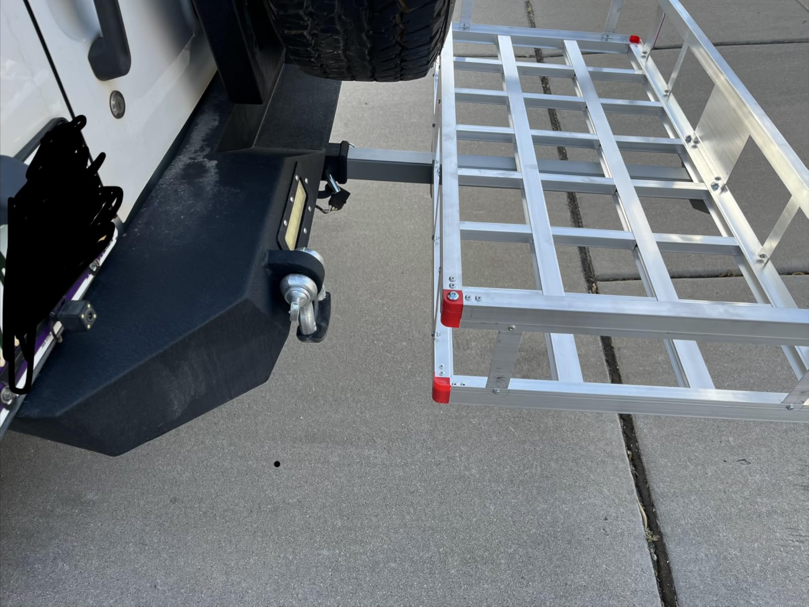 Rockland Steel Foldable Cargo Carrier with Reflectors, 750 LBS Capacity, 60