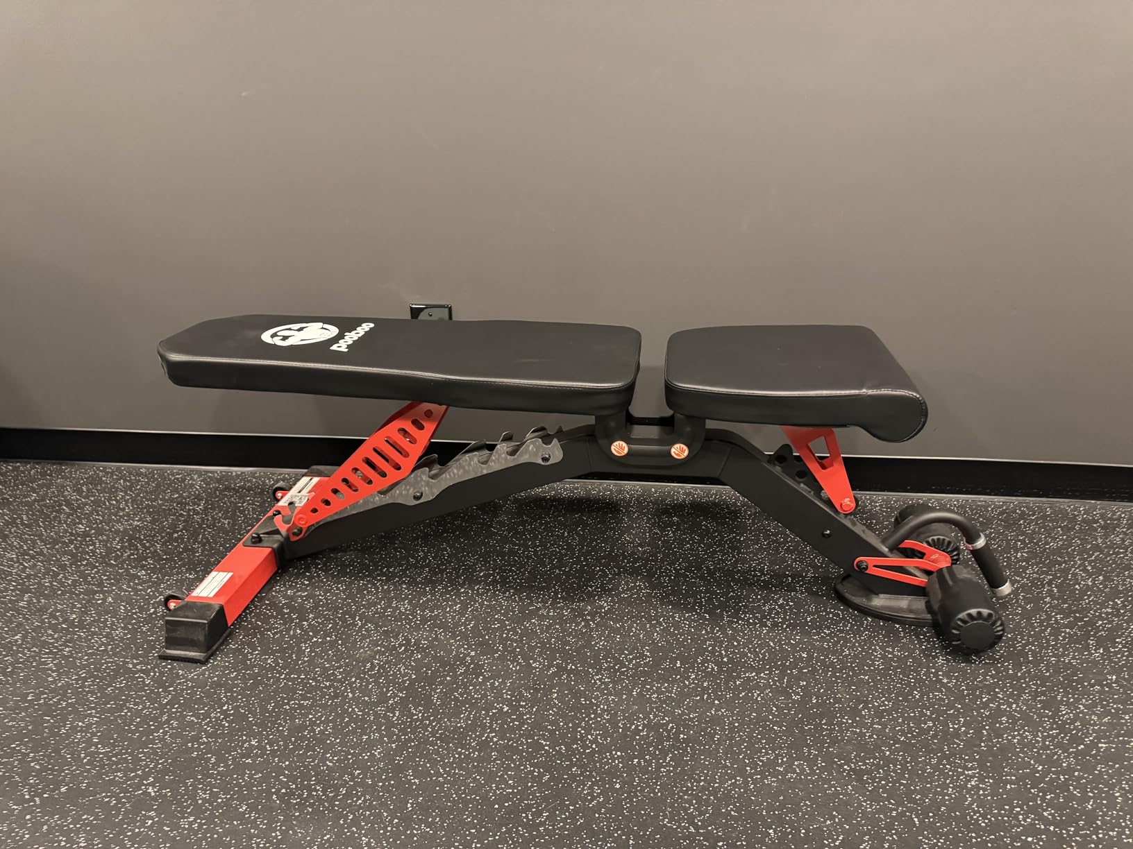 Pooboo Weight Bench, Adjustable Workout Bench for Home, 1500LBS Weight Capacity Heavy Duty Strength Training Bench, Flat/Incline/Decline Positions for Full Body Workout customer photo 1