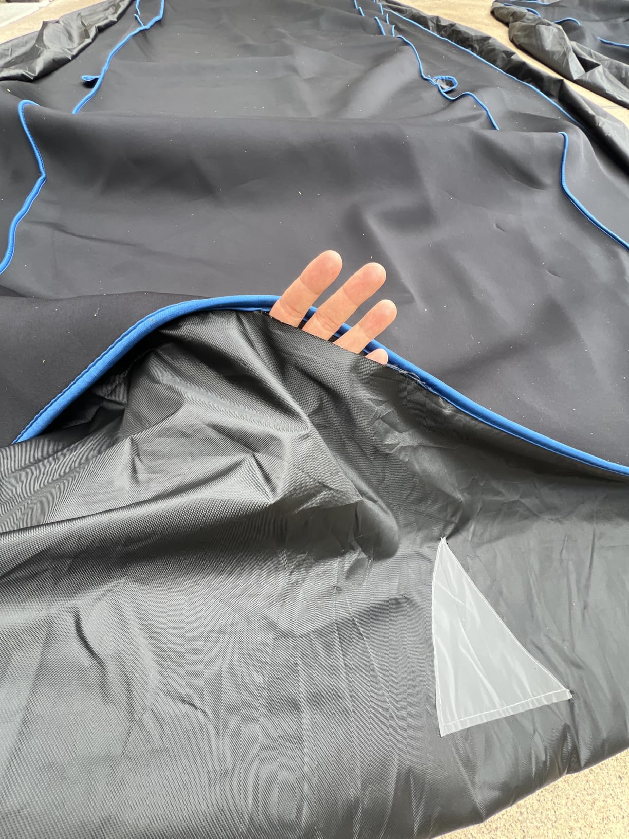 Hail Protector Car Cover, Outdoor Anti Hail Car Covers Thick Multi-Layered EVA, Hail Proof Car Cover Waterproof All Weather, Hail Protection Padded Fit Sedan/Coupe (Length 186 to 193 inch customer photo 2