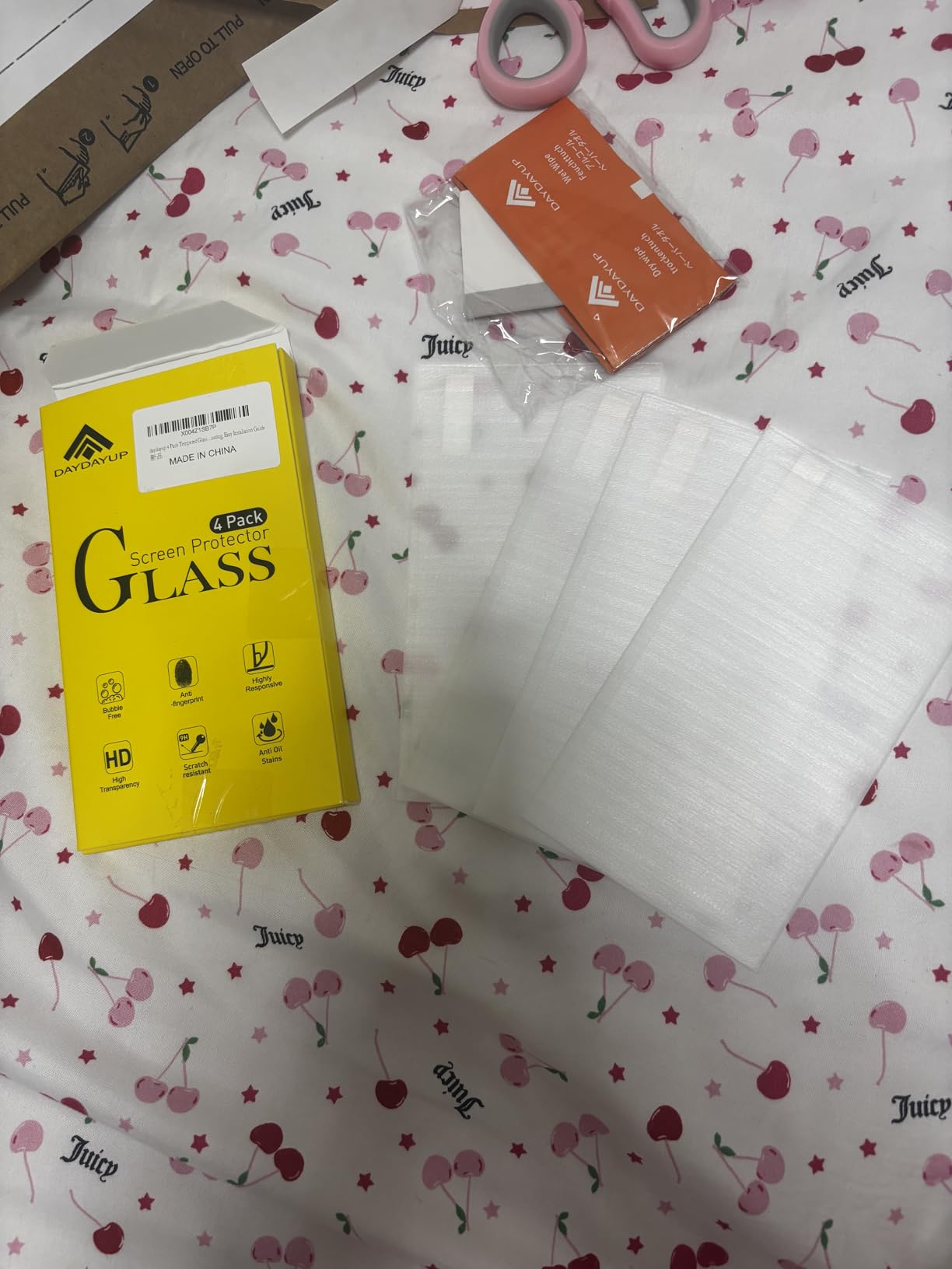 daydayup 4-Pack Screen Protector Tempered Glass for Nintendo Switch 2 [7.9 inch] 2025 with [Alignment Frame] -HD Clear Anti-Scratch Travel Transparent Clear Screen Protector customer photo 2