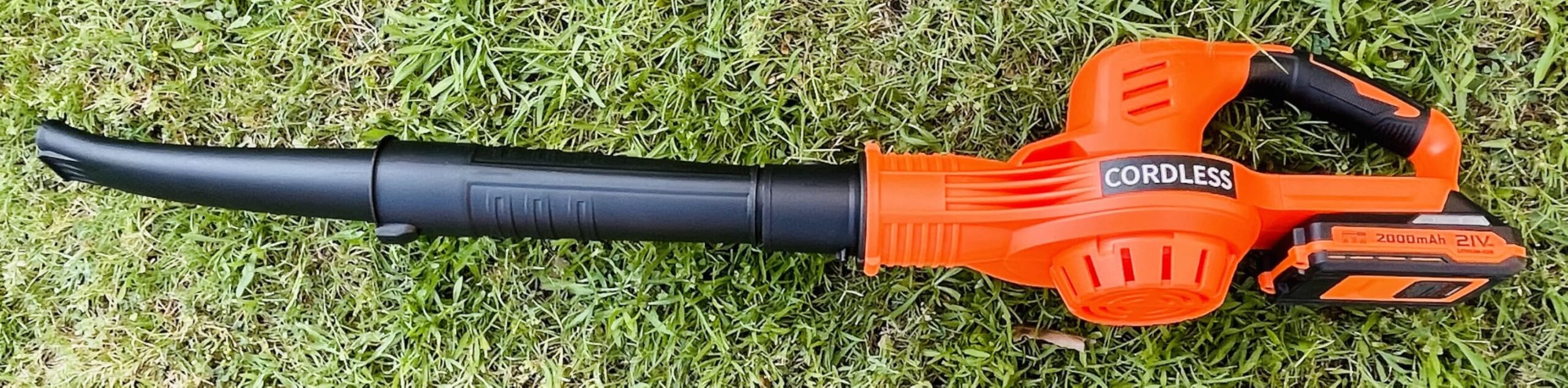 Leaf Blower Cordless - 21V Powerful Electric Leaf Blower with 2 Batteries and Charger, 2 Speed Modes, 2.0Ah Lightweight Battery Powered Leaf Blowers for Lawn Care, Patio, Dust, Blowing Leaves customer photo 1