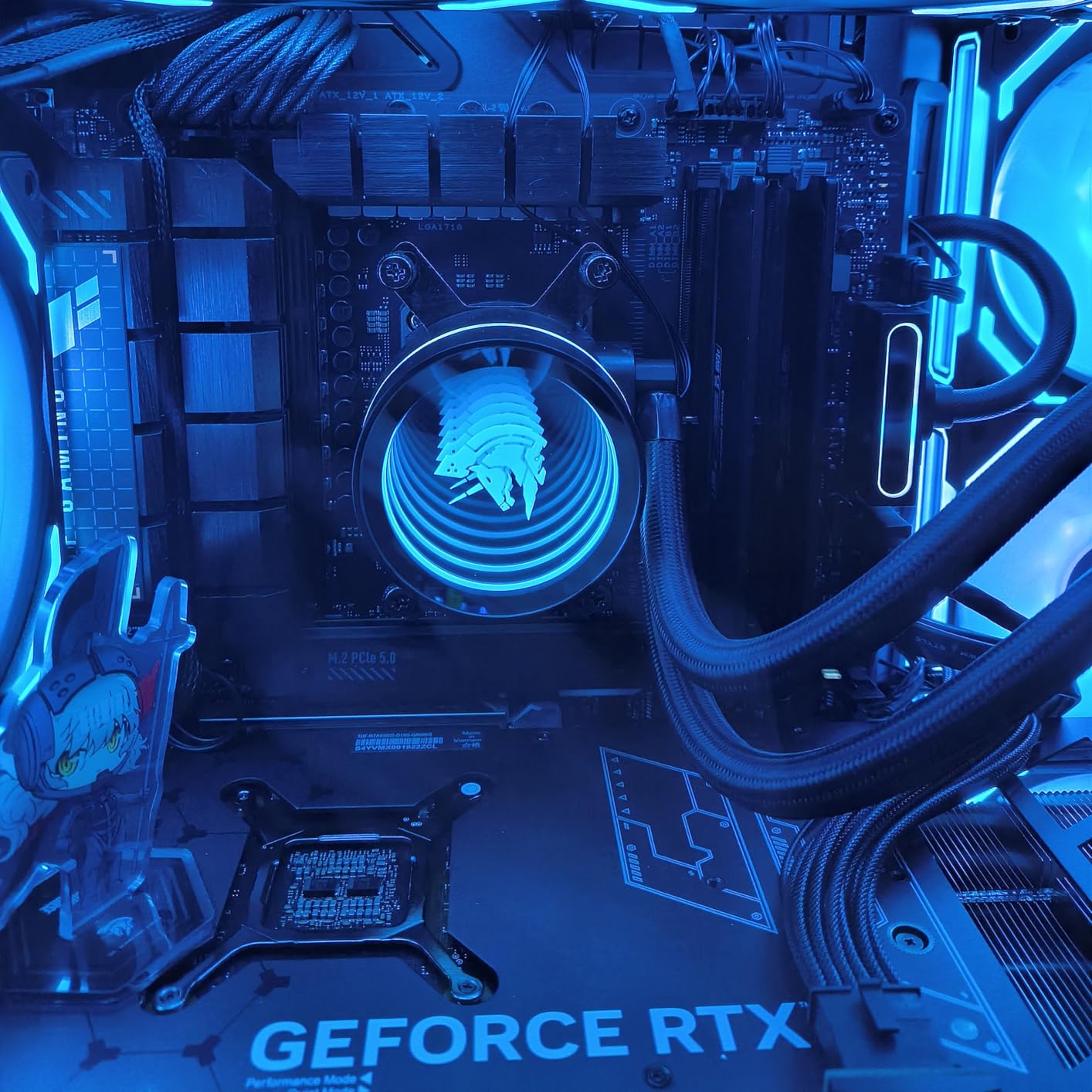 AsiaHorse Hydrus-24PIN PC PSU Extension Cable ARGB LED, Copper Wire Motherboard Power Extension Cable Integrated Minimalist Design, 2000W Power (Whole Set), PC Power Cord for Cable Management & DIY customer photo 2