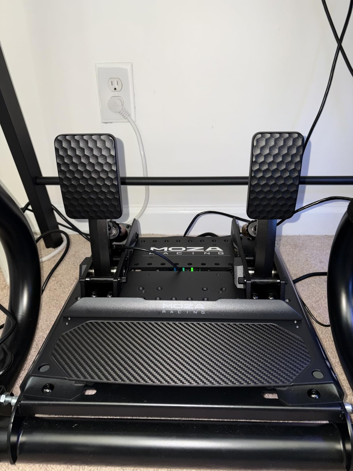 MOZA CRP2 Load Cell Pedals Pressure Sensor Pedal for Sim Racing Driving Video Games customer photo 1