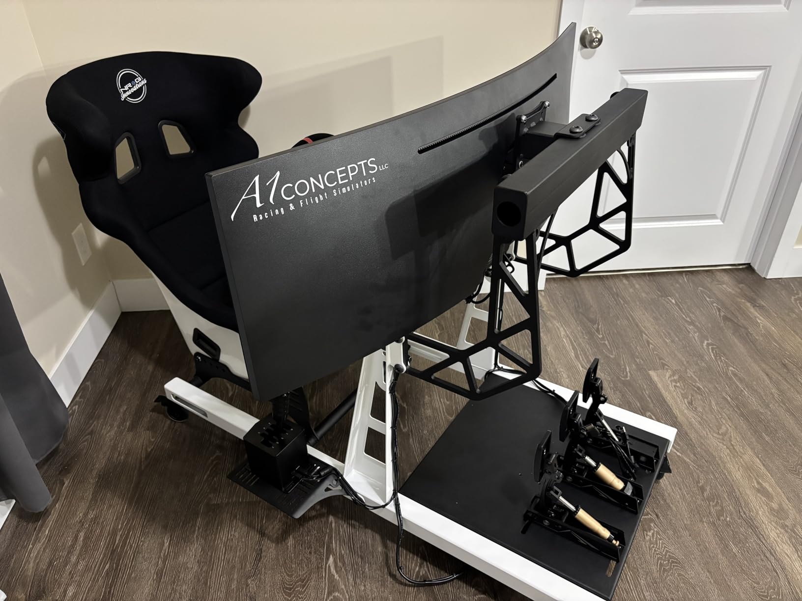 MOZA CRP2 Load Cell Pedals Pressure Sensor Pedal for Sim Racing Driving Video Games customer photo 3