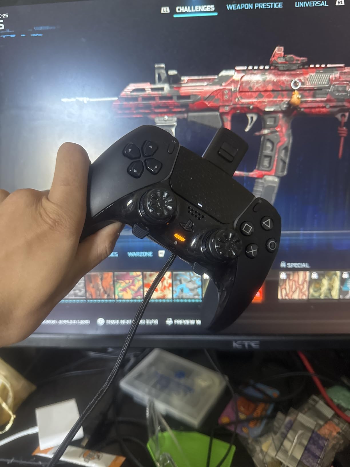 PlayStation DualSense Edge Wireless Controller - Midnight Black customer photo 1