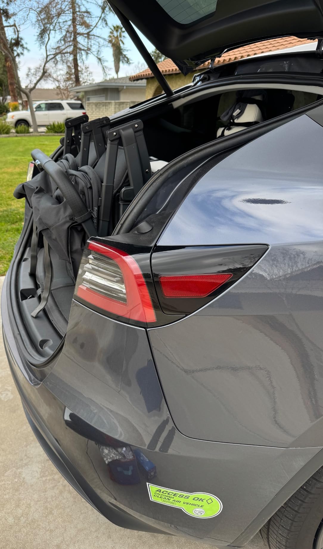 UPPAbaby Minu Duo Side-by-Side Double Stroller - Lightweight + Compact Design for Travel - Easy Fold- From Birth to Toddler - Independent Recline - Greyson (Charcoal Mélange/Carbon Frame/Saddle Leather) customer photo 1