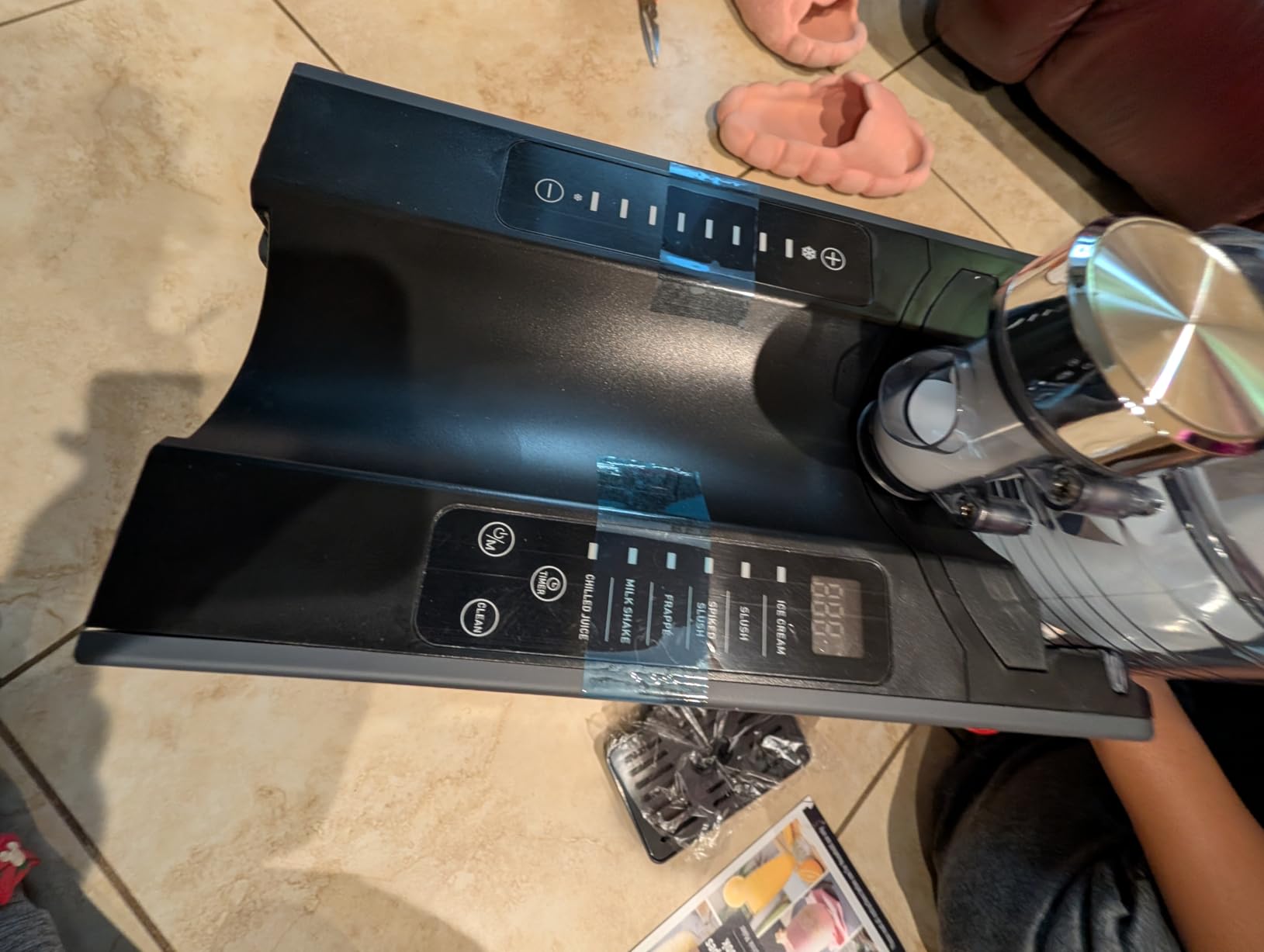 Slushie Machine: No Ice Needed Slushy Machine for Home, 6 Preset, Real-Time Temp Display, Auto-Clean | Frozen Margaritas, Cocktails, Frappés, Ice Cream, Smoothies, Milkshakes,Summer Parties customer photo 2