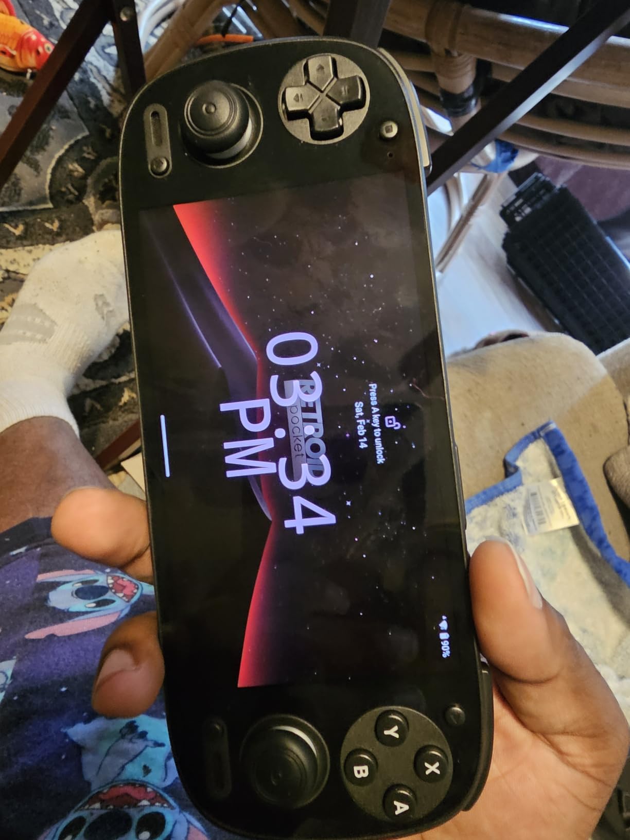 Retroid Pocket 5 Retro Handheld Game Console, 8+128G, 5.5-inch Touchscreen 1080p Portable Android Gaming Handheld with Adreno 650 GPU & WiFi 6/BT5.1, Snapdragon 865 Processor, Android 13 (Black) customer photo 2