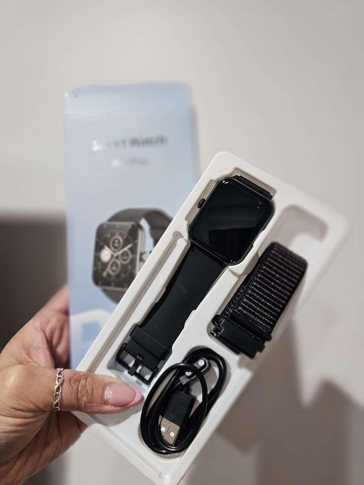 2026 Fitness Tracker (Answer/Make Calls), Smart Watch for Men and Women with Heart Rate/SpO2/Sleep Monitor/2 Straps, 100+ Sports Modes, IP68 Waterproof Activity Tracker for Android/iPhone customer photo 1