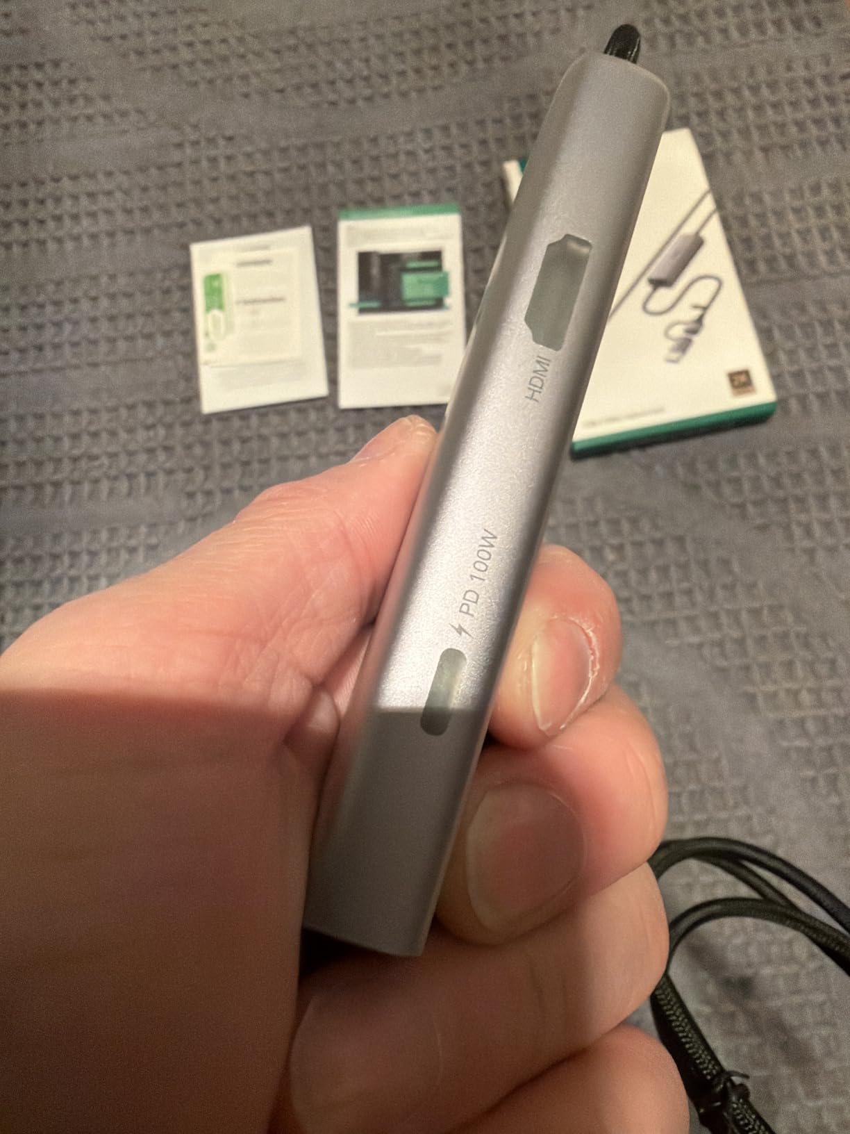 UGREEN 2K@30Hz USB C Video Capture Card with 100W PD 4K@30Hz HDMI Loop-Out, 1080P 60fps USB 3.0 Capture Card for Streaming Low Latency YUY2 VR Compatible with Switch, Stream Deck, Quest 3 customer photo 2