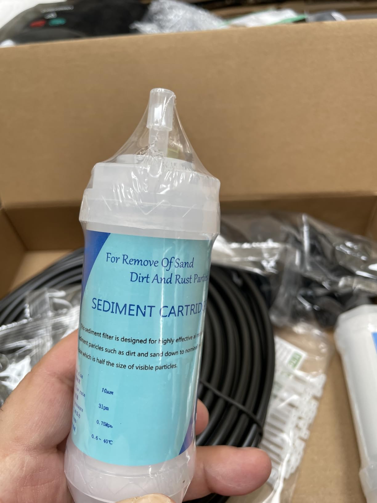 85FT Mister for Outside Patio Misting Cooling System, 85FT (26M) Misting Line+26 Brass Mist Nozzles+Water Filter, Outdoor Mister System for Garden Greenhouse Trampoline Waterparke customer photo 2