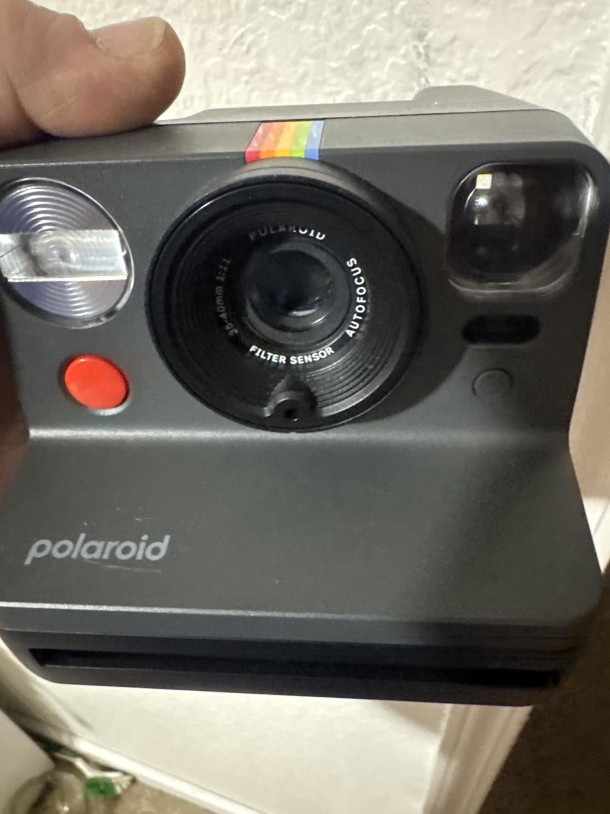 Polaroid Now 3rd Generation I-Type Instant Camera + Film Bundle - Now Black Camera + 16 Color Photos customer photo 1