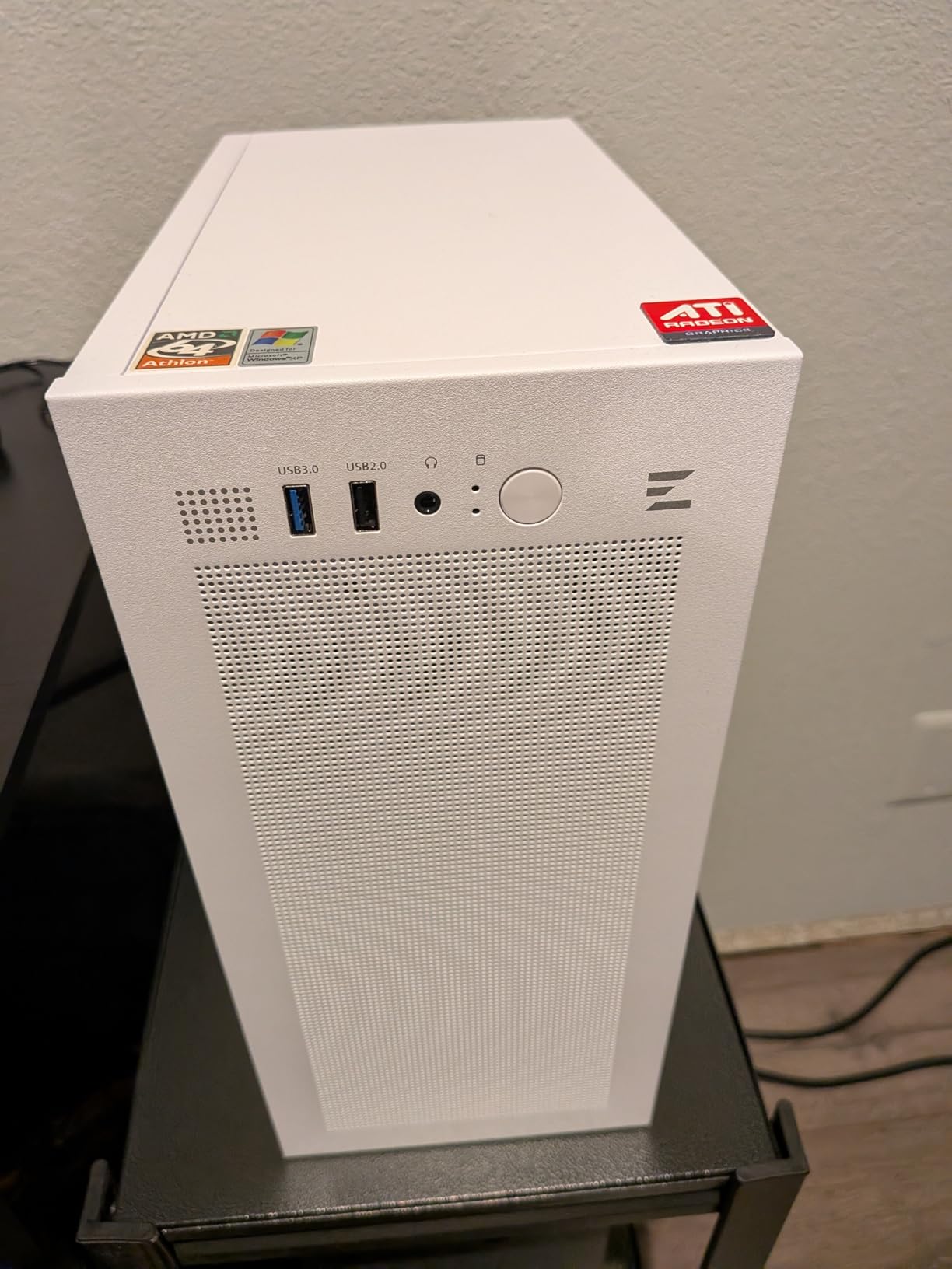 Zalman CUBIX Compact Mini Tower mATX PC Case, Heavy-Duty 0.8T Steel Chassis, Micro-ATX DTX ITX SFF SFX HTPC Small Form Factor Chassis with USB 3.0, 80mm Preinstalled Fan, Fits ATX PSU, Black customer photo 2