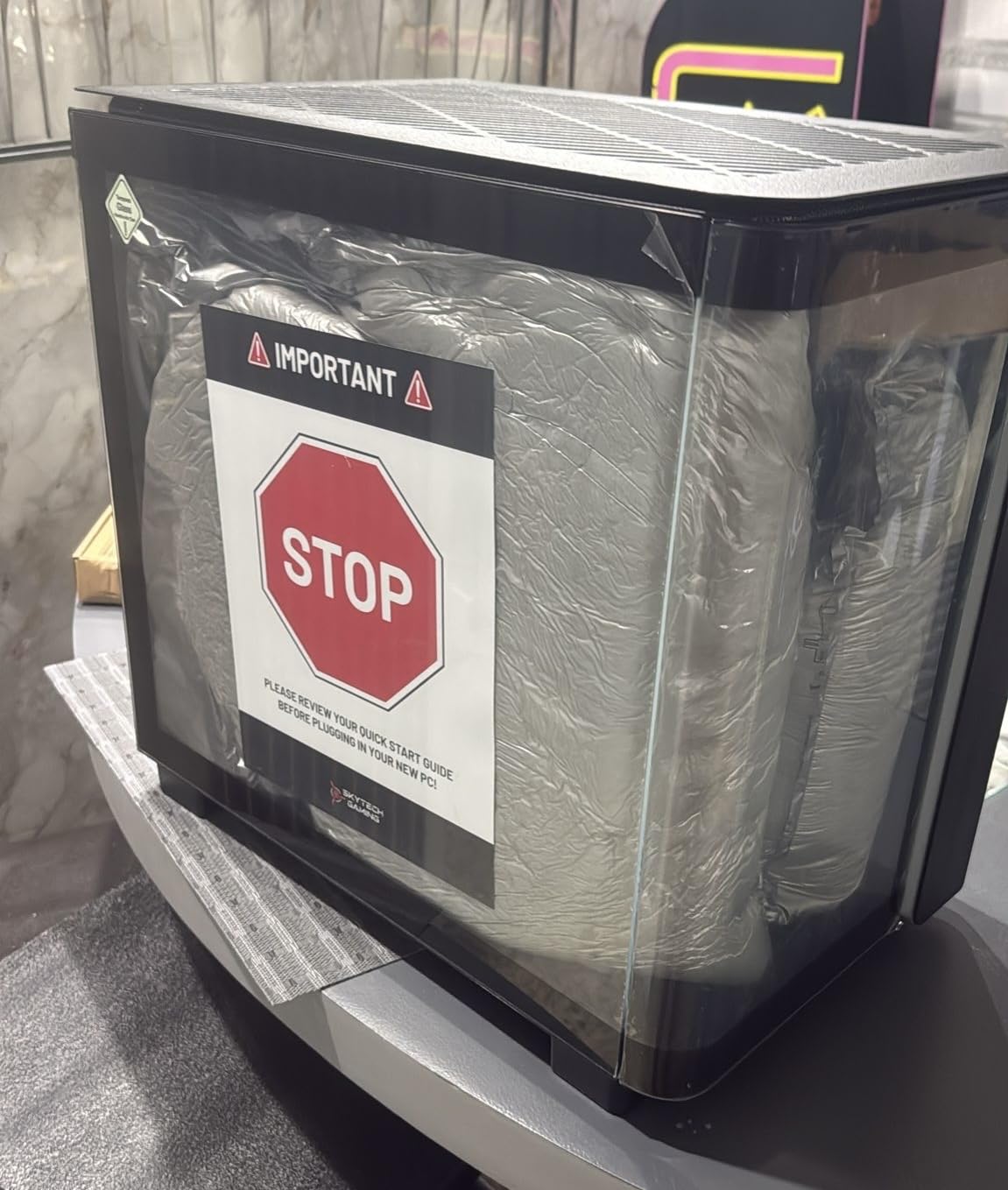 Skytech King 95 Gaming PC Desktop, Ryzen 7 9700X 3.8 GHz (5.5GHz Turbo Boost), NVIDIA RTX 5070 12GB GDDR7, 1TB Gen4 SSD, 32GB DDR5 RAM 6000 RGB, 850W Gold PSU, 360mm ARGB AIO, Wi-Fi, Win 11 Home customer photo 1