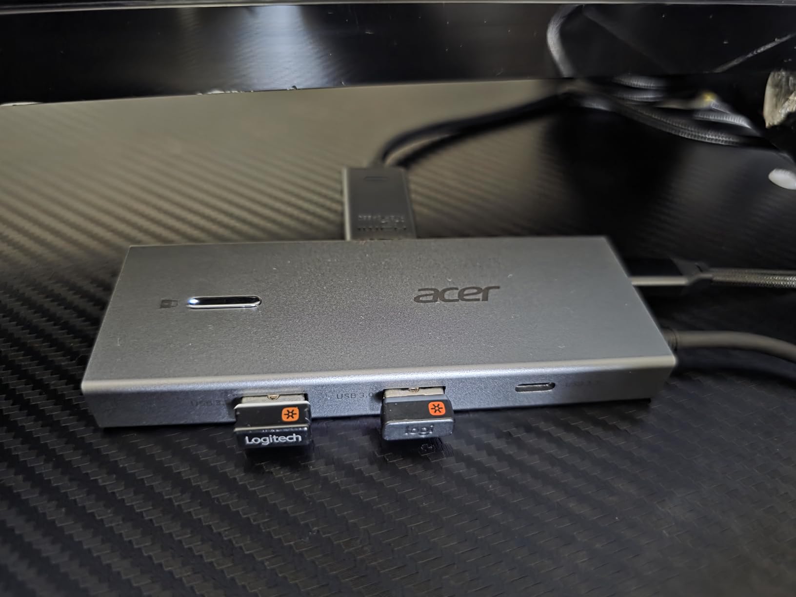 Acer USB C Docking Station Dual Monitor with 2 HDMI, 9-in-1 Laptop Docking Station with 4K@60Hz HDMI, USB A&C 3.0, SD/Micro SD, 100W PD, USB C Dock Compatible with Acer/Dell XPS/HP/Mac/Surface (15cm) customer photo 2