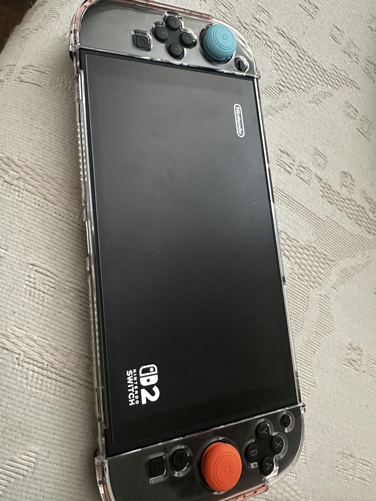 JSAUX 3-Pack Tempered Glass Screen Protector for Nintendo Switch 2 (2025), Easy to Install with Guiding Frame Ultra HD Glass Protector 9H Hardness Scratch Resistant Accessories for Switch2 customer photo 1