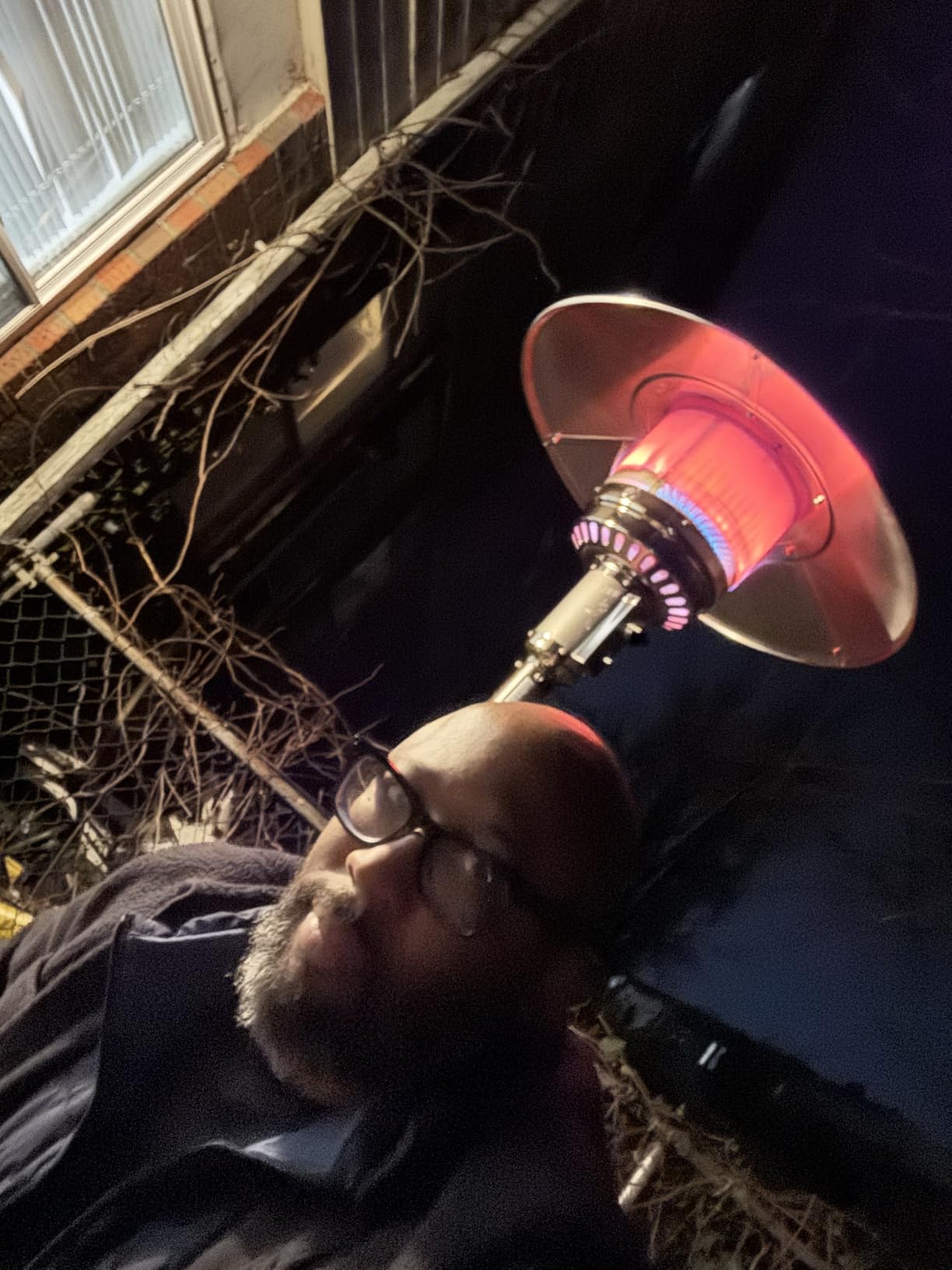 EAST OAK 48,000 BTU Pyramid Patio Heater, Quartz Glass Tube Propane Outdoor Heater with Wheels, Triple Safety Protection, 2025 Upgrade for Home, Backyard & Commercial Spaces, Bronze customer photo 1