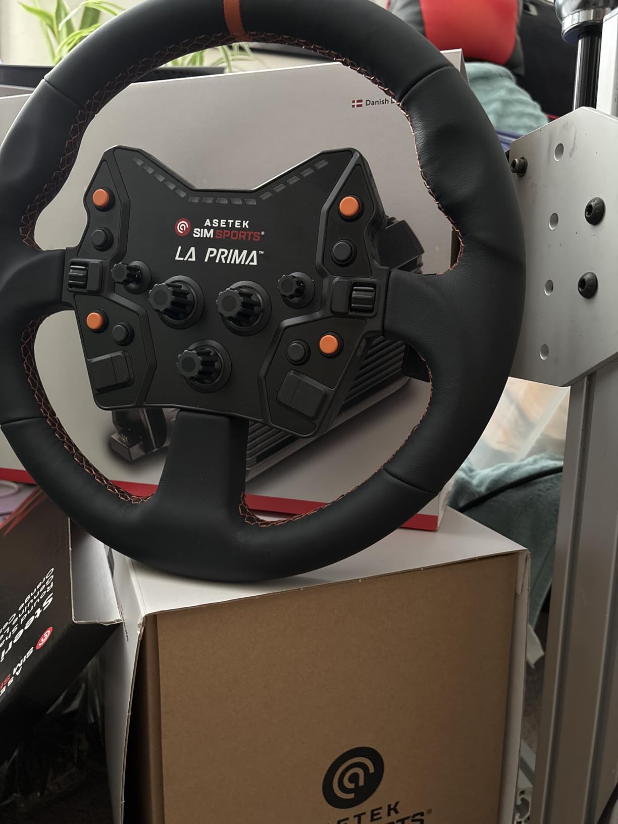 ASETEK La Prima GT Button Box | Sim Racing Control Panel for Gaming Steering Wheel | Steering Wheel PC Accessory for Ultimate Racing Experience | High Precision & Customizable Controls customer photo 2