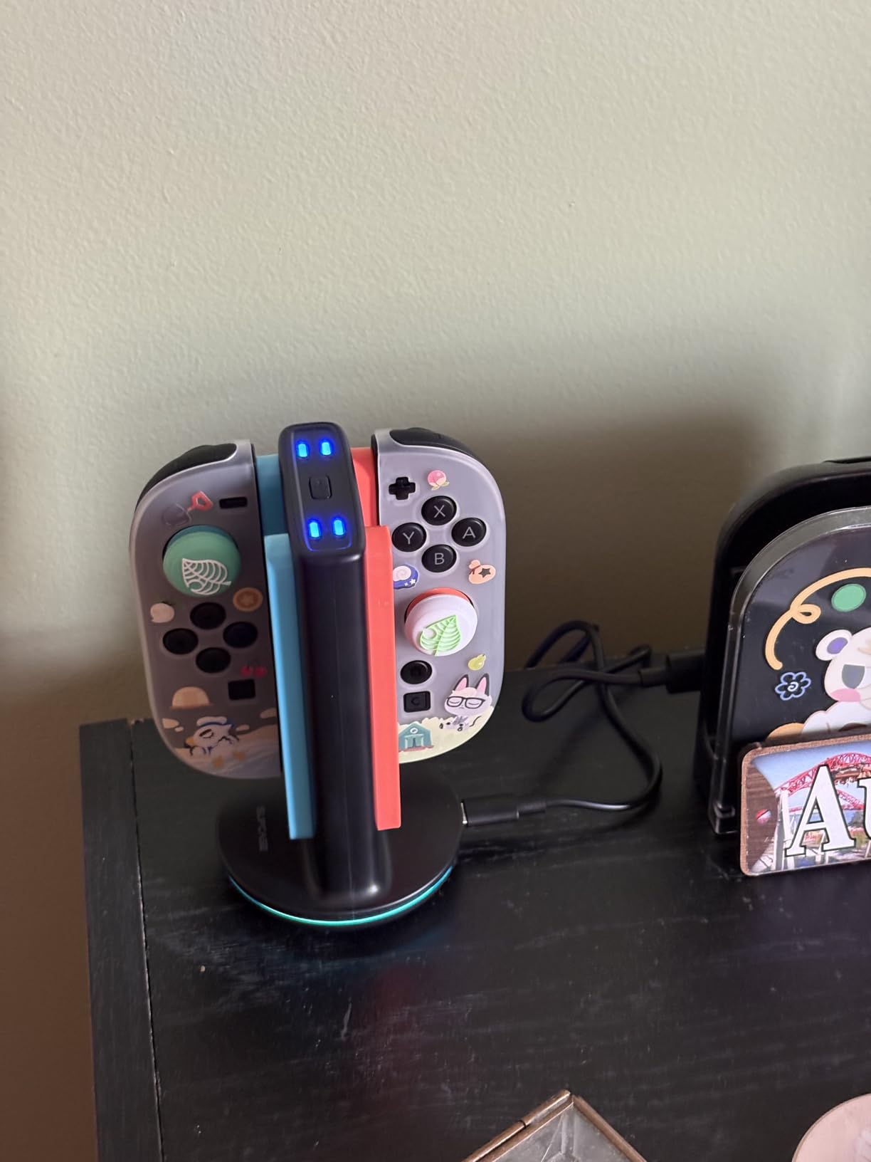 SUPCASE Charging Dock for Nintendo Switch 2 Joy Con, [Supports Dual-Side Charging] [9 Light Modes] Magnetic Controller Fast Charger customer photo 1