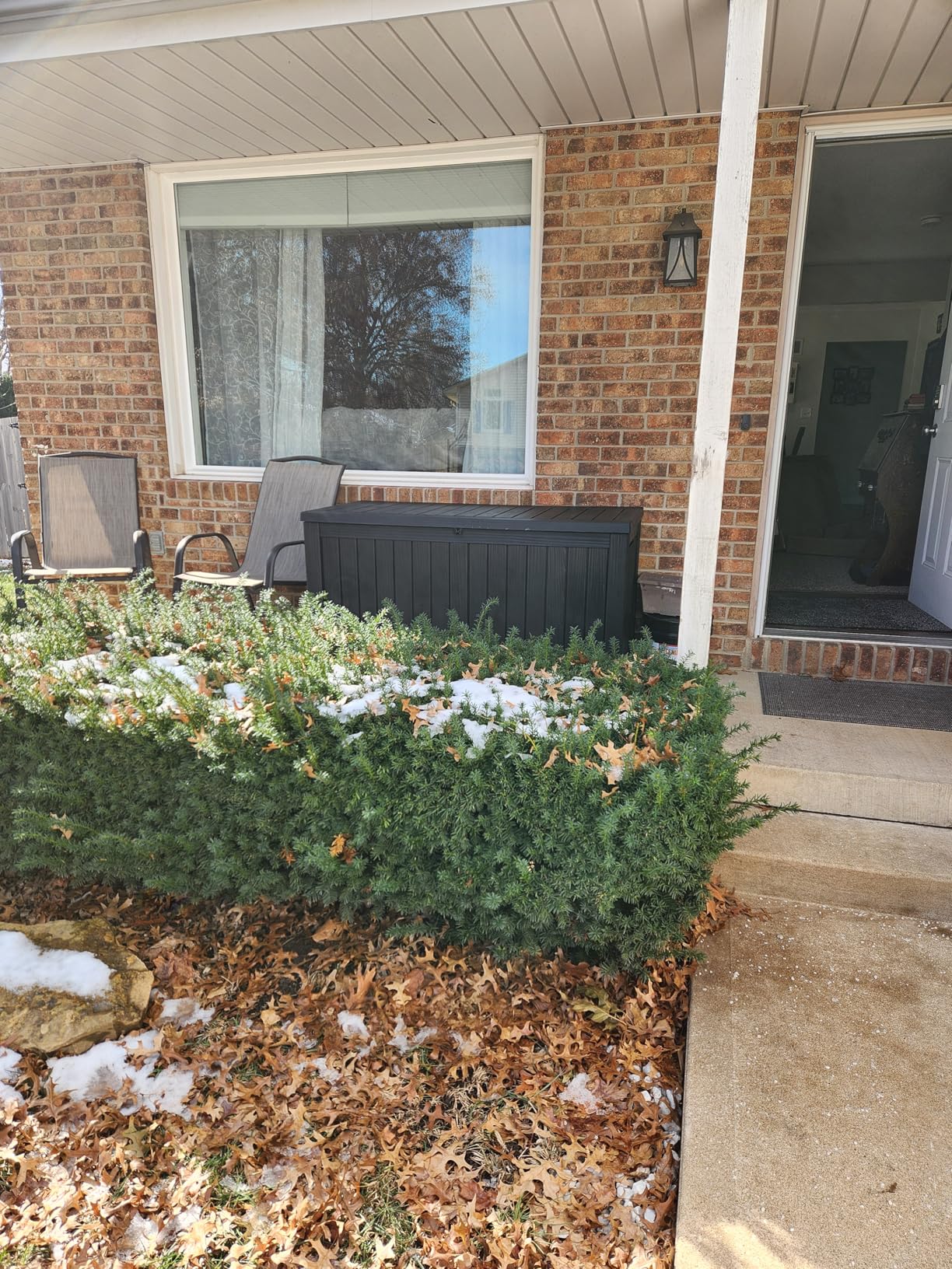 DRATO 180 Gallon Outdoor Storage Box, Large Waterproof Deck Box, Lockable Resin Storage Container with Reinforced Support for Patio Cushions, Garden Tools, UV-Resistant Outdoor Chest（Black，180 Gallon） customer photo 2