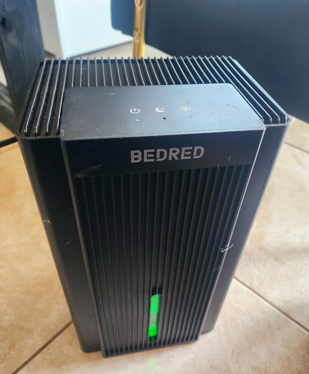 Dehumidifier, 95OZ Dehumidifier for Home 1000 Sq.Ft - Quiet with Auto Shut Off & Relaxing 7 Color Ambient Light, Ideal for Livingroom, Bedroom, Basement (Black) customer photo 1