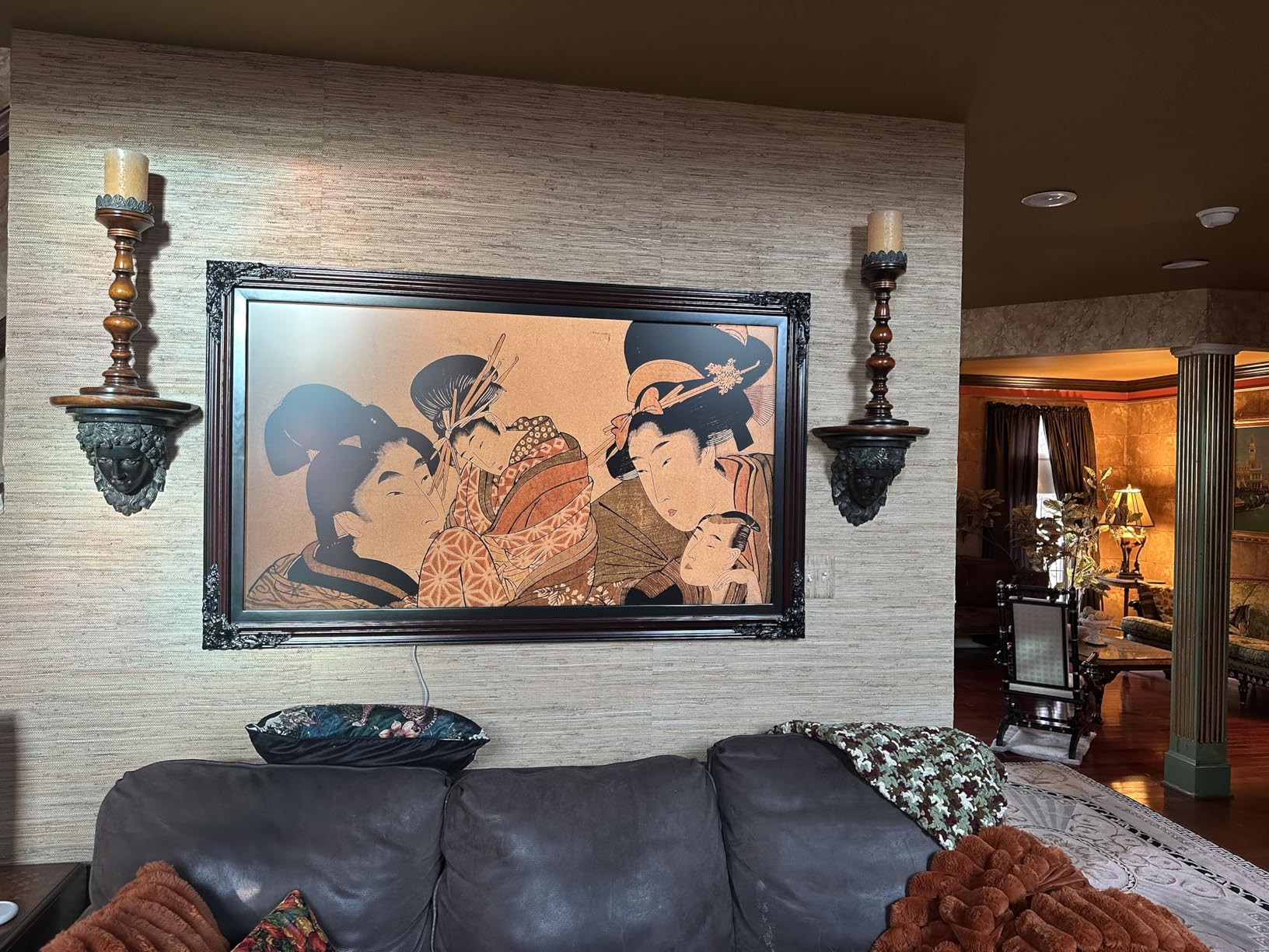 65-Inch Class The Frame LS03F 4K QLED Smart TV (2025 Model) Slim Fit Wall Mount, Modern Frame Design, NQ4 AI Gen2 Processor, Art Mode, Artful Picture Quality, Samsung Vision AI, Alexa Built-in customer photo 1