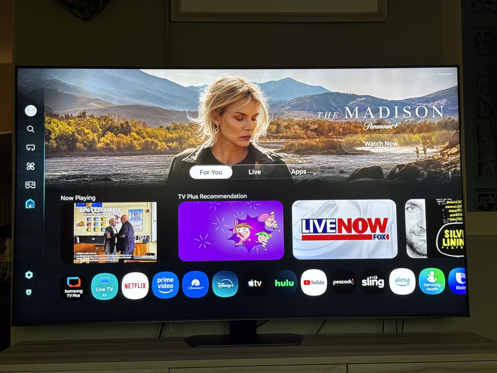 85-Inch Class Neo QLED 4K QN90F Series, Vision AI, Mini LED Smart TV (2025 Model, 85QN90F) Neo Quantum HDR+, Object Tracking Sound+ w/Dolby Atmos, Glare Free, Gaming Hub, Alexa Built-in customer photo 2
