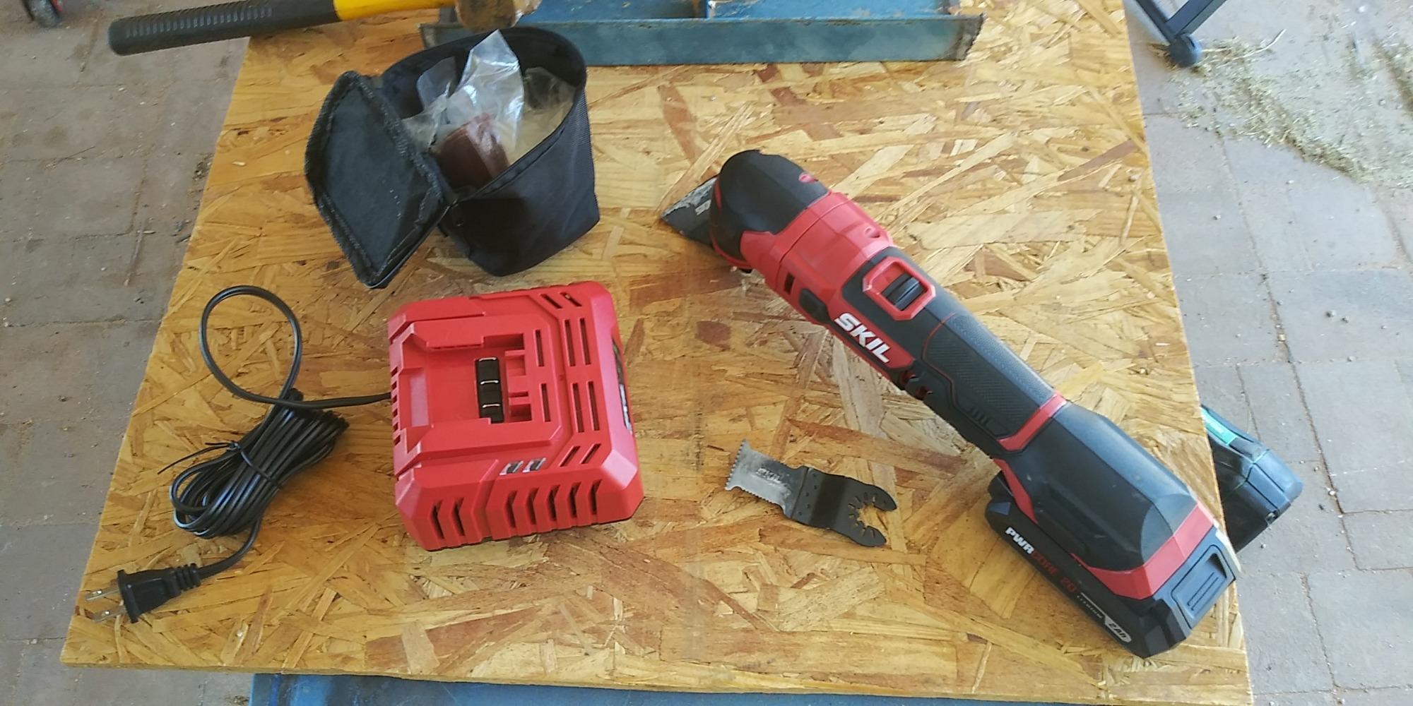 SKIL PWRCORE 20V Brushless Oscillating Multi-Tool Kit Including 2.0Ah Battery and Charger-OS5920B-10 customer photo 2