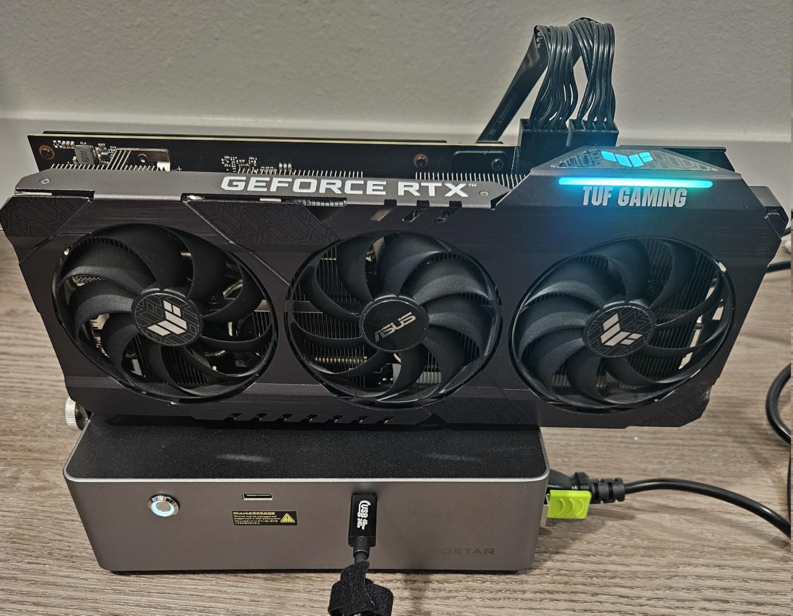 AOOSTAR AG02 EGPU Dock with 800W PSU, OCuLink+USB4 Ports and TGX Hot Swap, Support Up to 600W EGPU Support(not Support 5090,5090D) customer photo 2