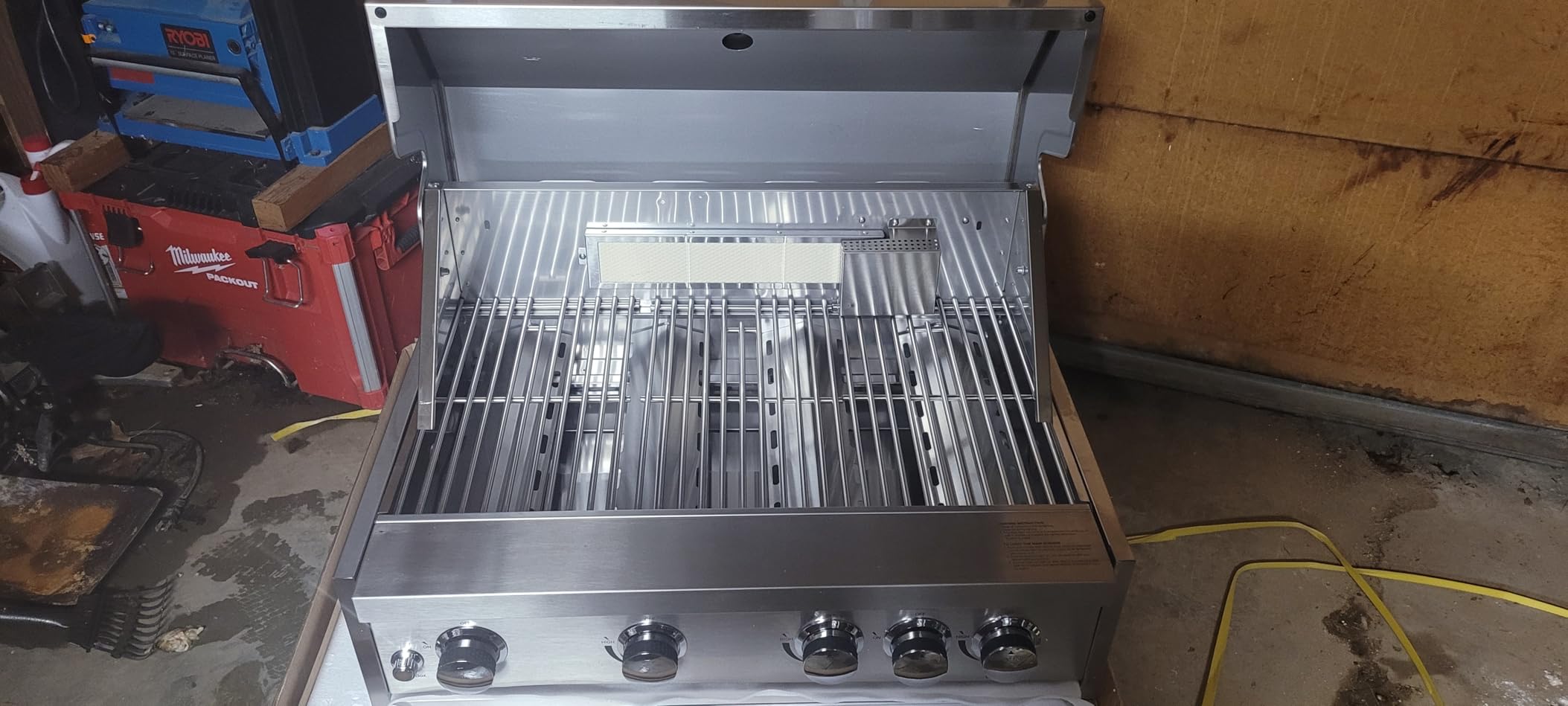 BODEGA Gas Grill Built-In Head, 30-Inch 5-Burner Propane Grill, LP Gas & Natural Gas Convertible, Heavy Duty 304 Stainless Steel 58000-BTUs BBQ Island Kitchen Gas Grill Outdoor Cooking customer photo 2