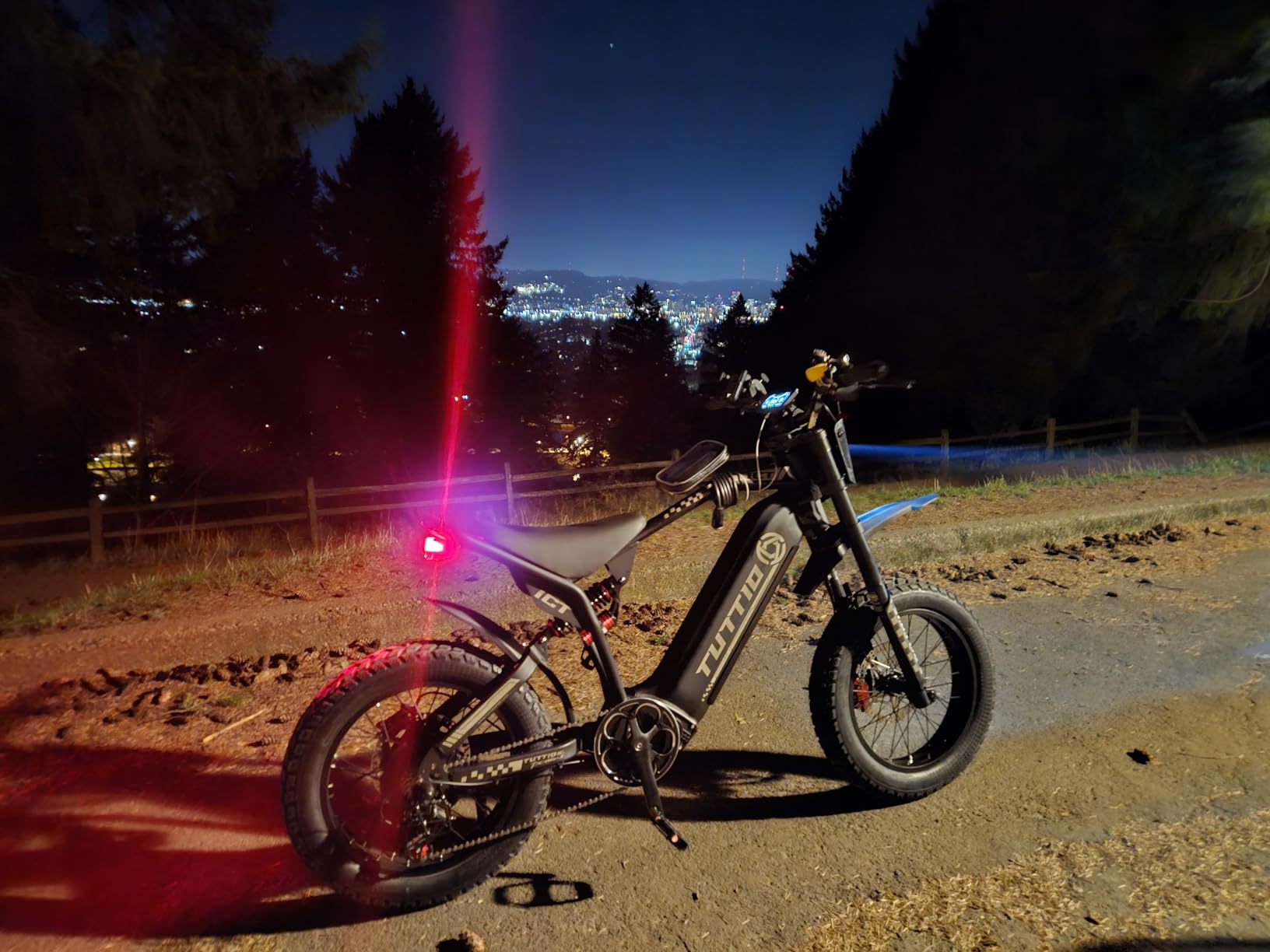 TUTTIO ICT Electric-Bike for Adults-Teens, Peak 4000W-60V-50MPH-25AH E-Bike, 20