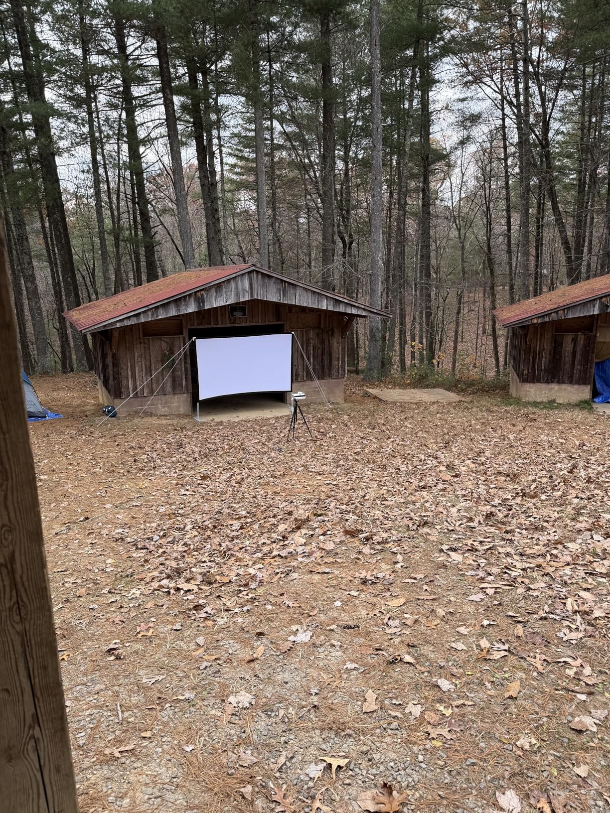 Outdoor Projector Screen with Stand 100 Inch: Portable Projection Screen 16:10 4K HD Outdoor Movie Screen with Carry Bag for Home Backyard Theater customer photo 2