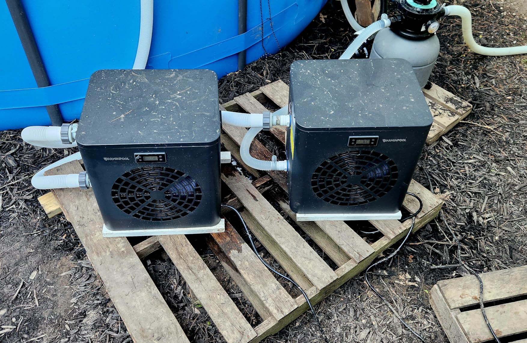 Electric Pool Heater, 30,000 BTU Pool Heat Pump for Above Ground Pools Up to 7000 Gallons, WiFi Control, 120V Titanium Heat Exchanger, V7 Plus customer photo 2