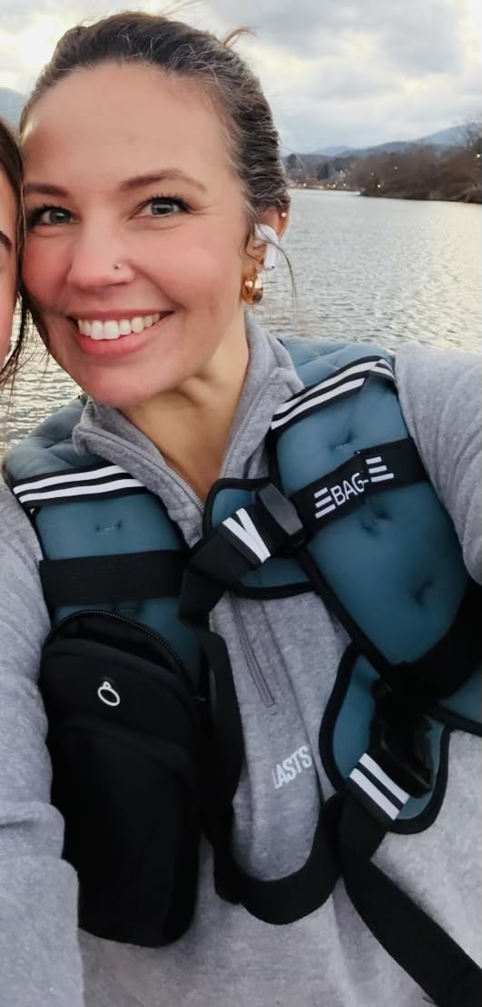 BAGAIL Comfort-Fit Weighted Vest for Woman, Even Weight Distribution, Faster Weight Loss, No-Chafe or Bounce for Walking & Running customer photo 2