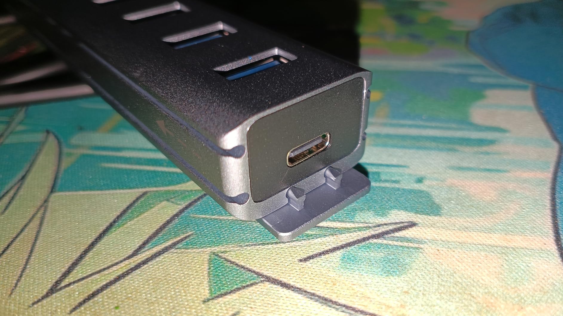 atolla 7-Port USB 3.0 Hub with Removable Sliding Rails - High-Speed Data Splitter for Desk Organization & Stable Connection, Compatible with MacBook, Laptop, PS4, PC customer photo 2