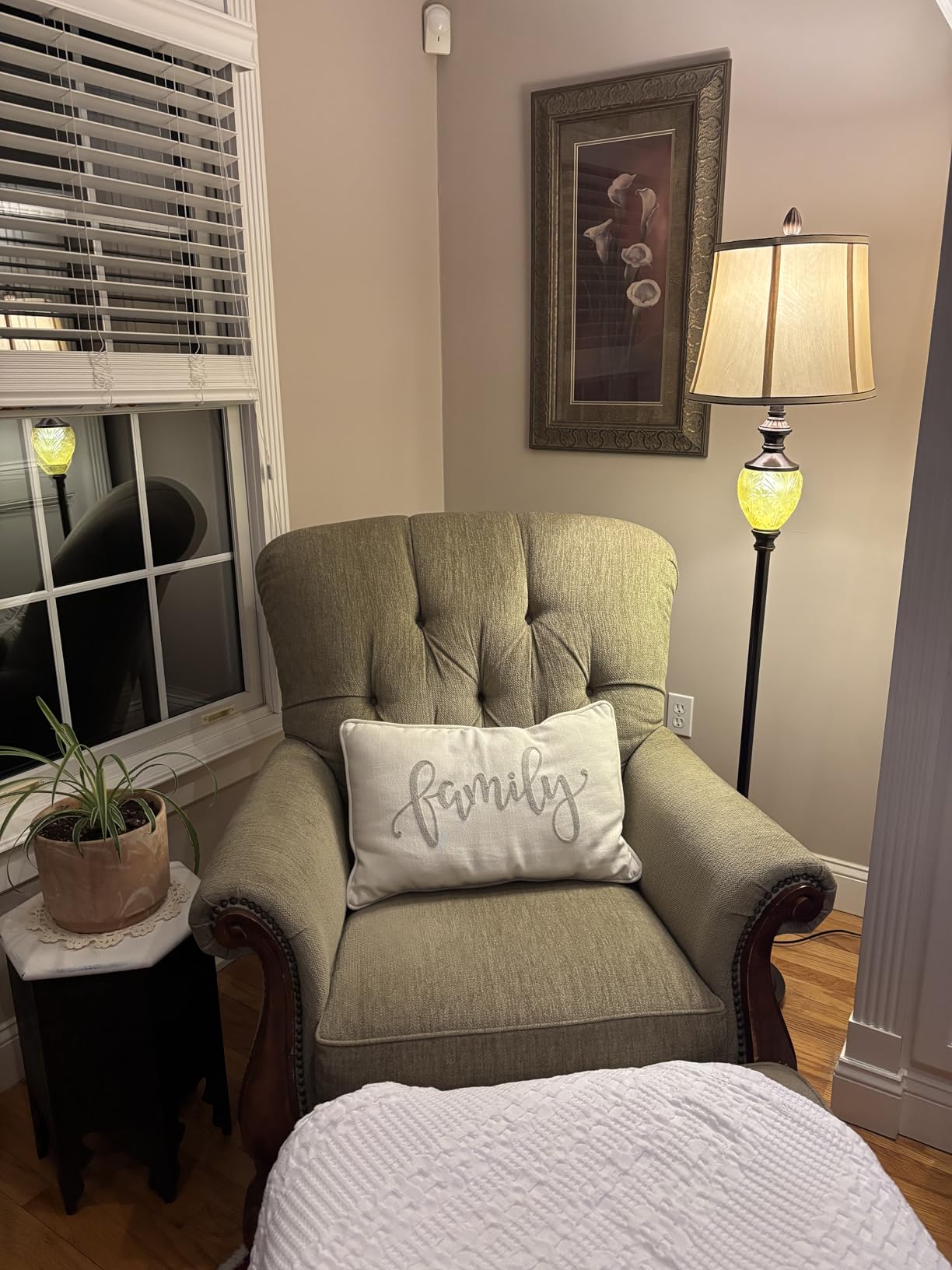 Vintage Floor Lamp with Nightlight, 64